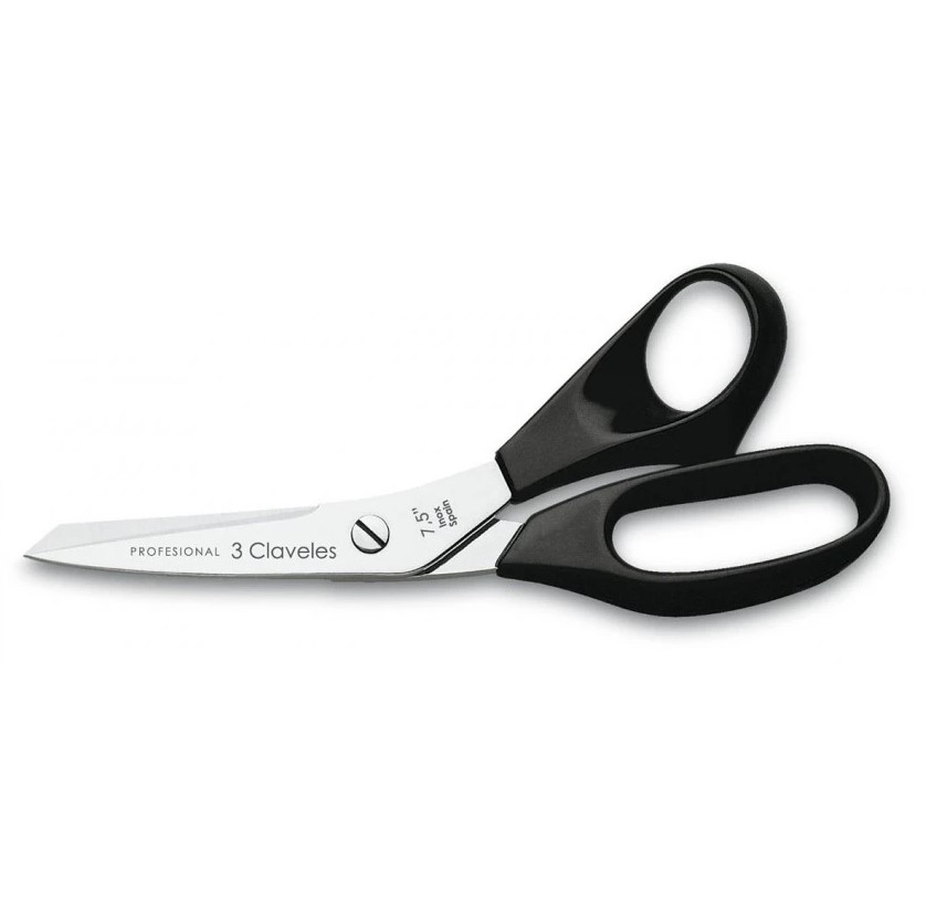 Tijeras BH Varios usos de 19 cm con mango de nylon negro 3 Clavel...