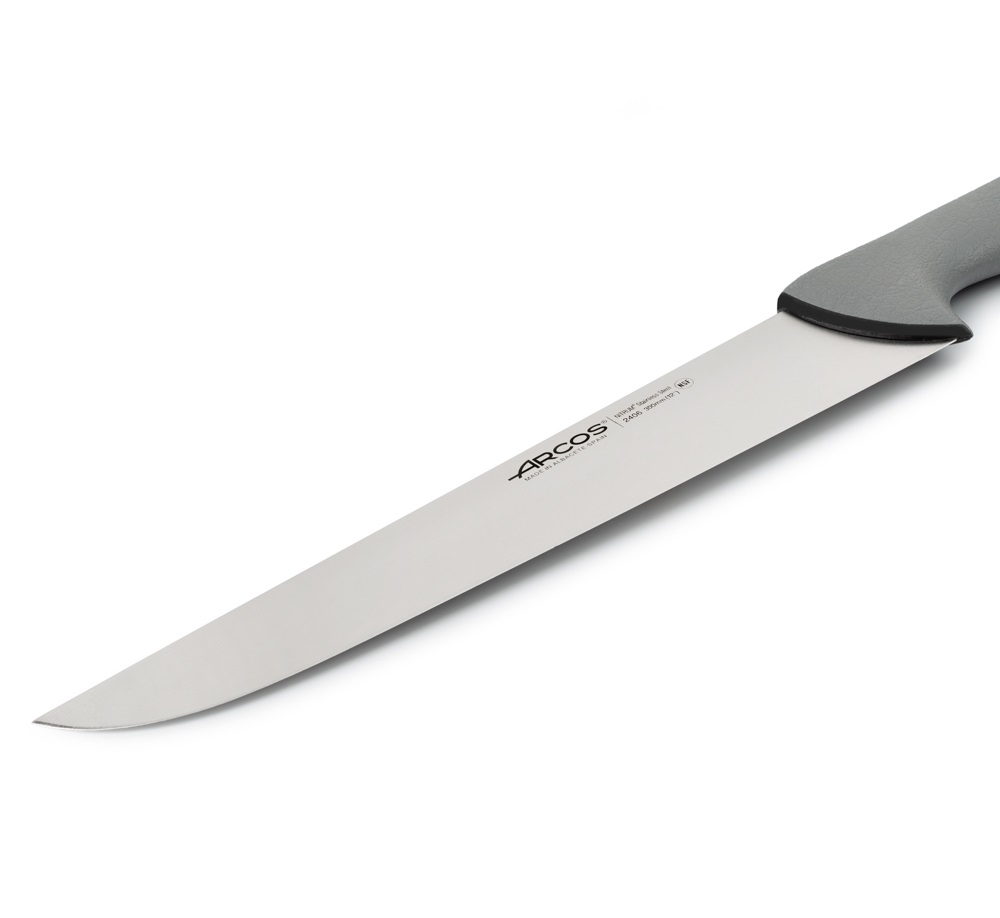 Cuchillo Carnicero Arcos con hoja de 300 mm Colour Prof con mango doble inyectado gris