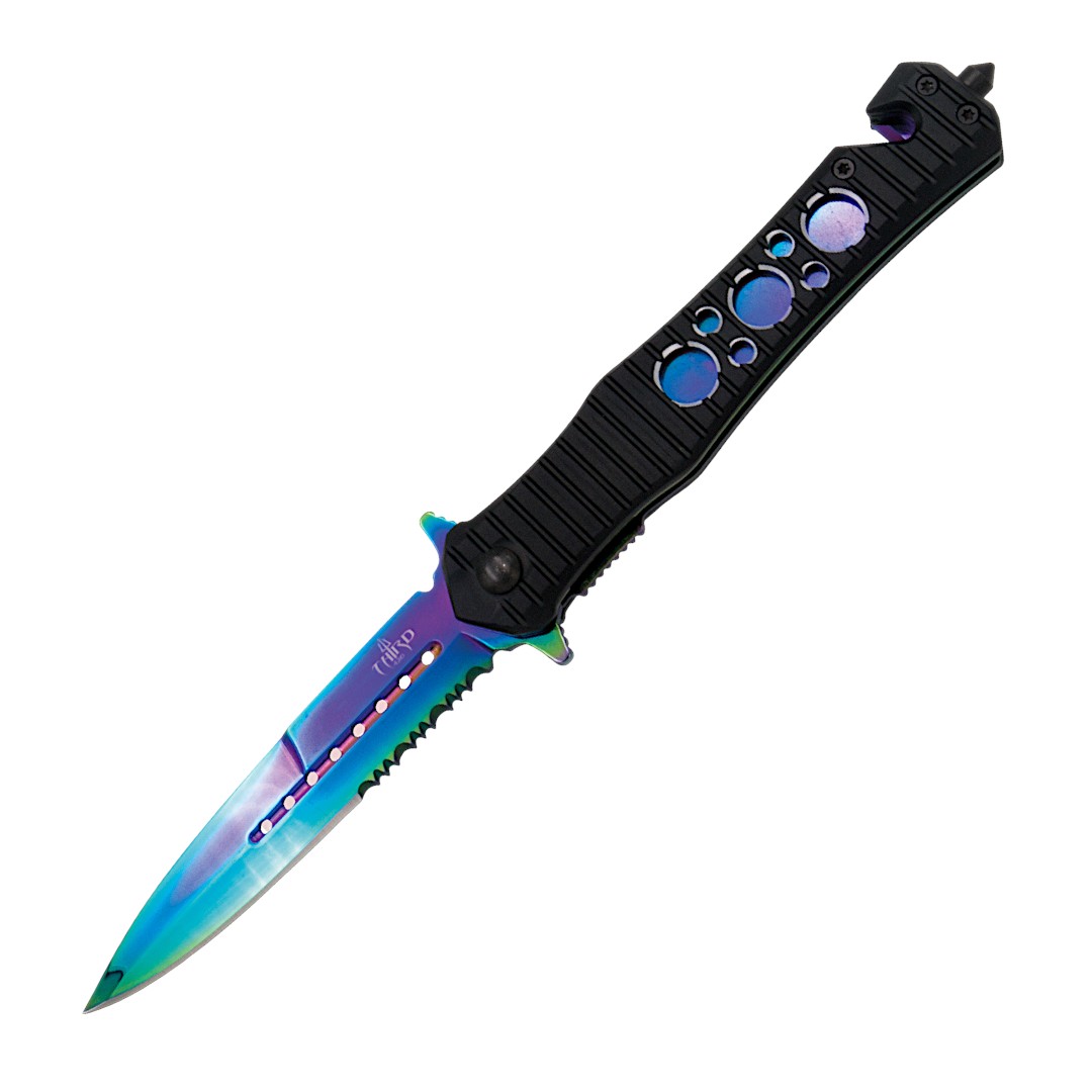 Coltello stiletto Fiebre Rainbow