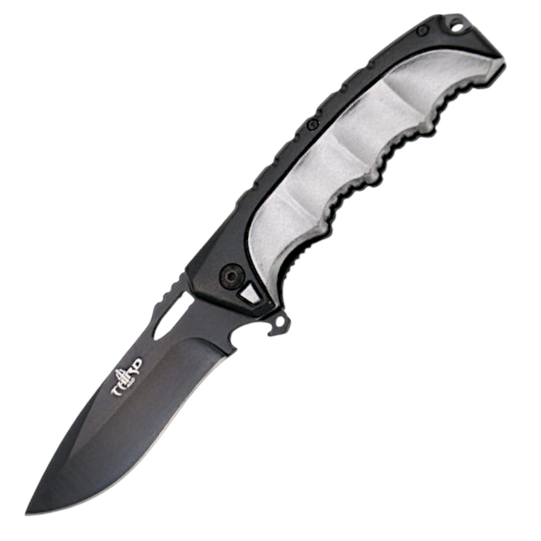 Coltello tattico con lama da 9 cm e apribottiglie Third