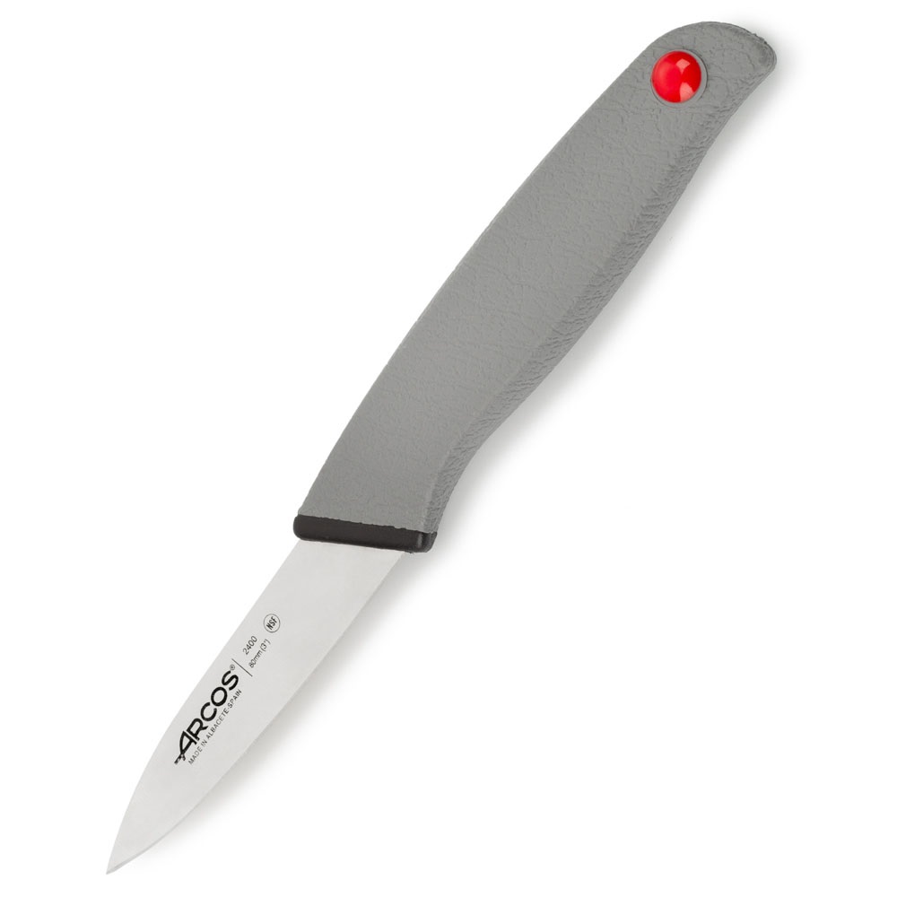 Cuchillo mondador Arcos hoja de 8 cm Colour prof mango doble inye...