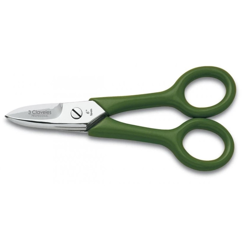 Tijeras de electricista telefonista 15 cm con mango plastificado ...