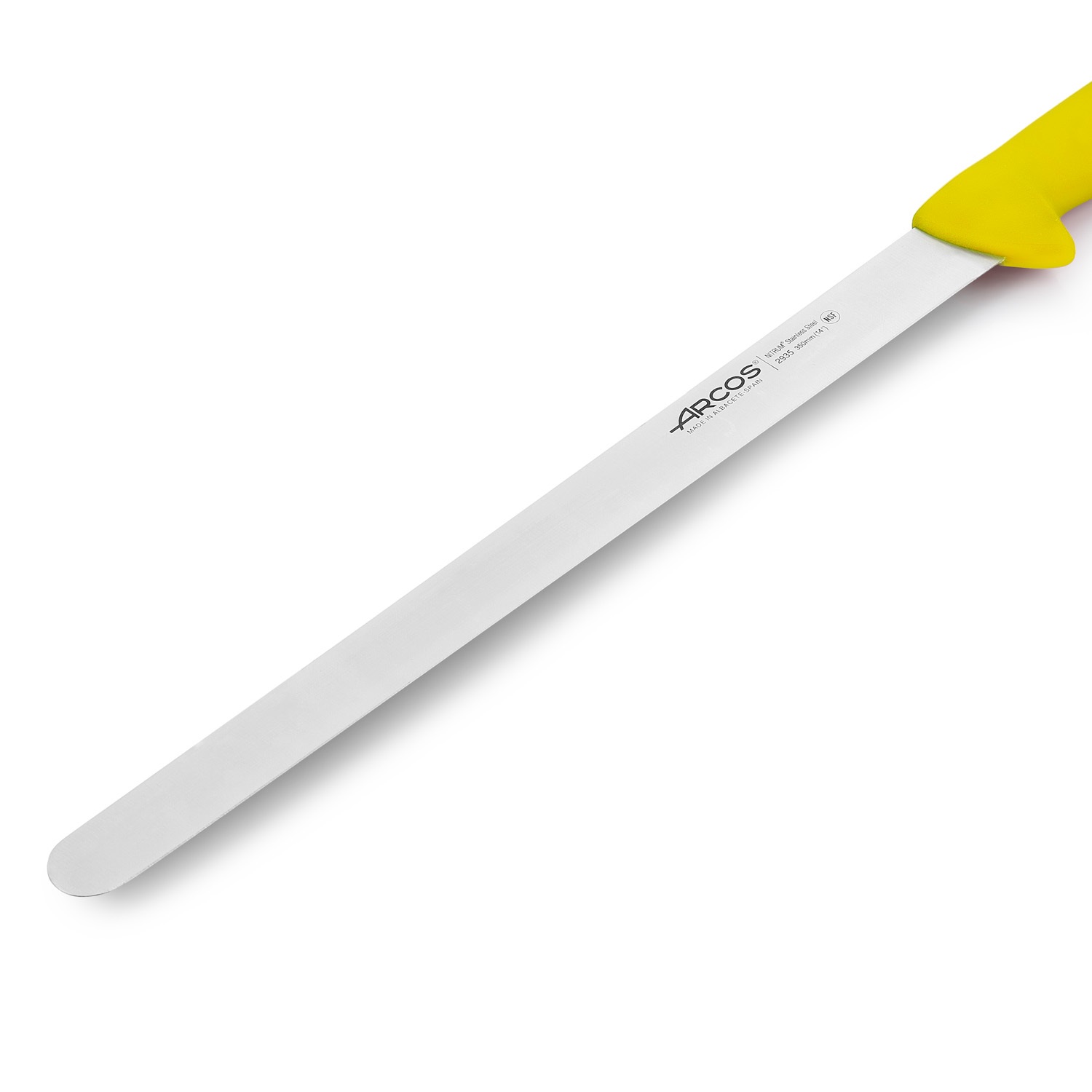 Coltello da carne Arcos serie 2900 con lama da 35 cm e manico in polipropilene.