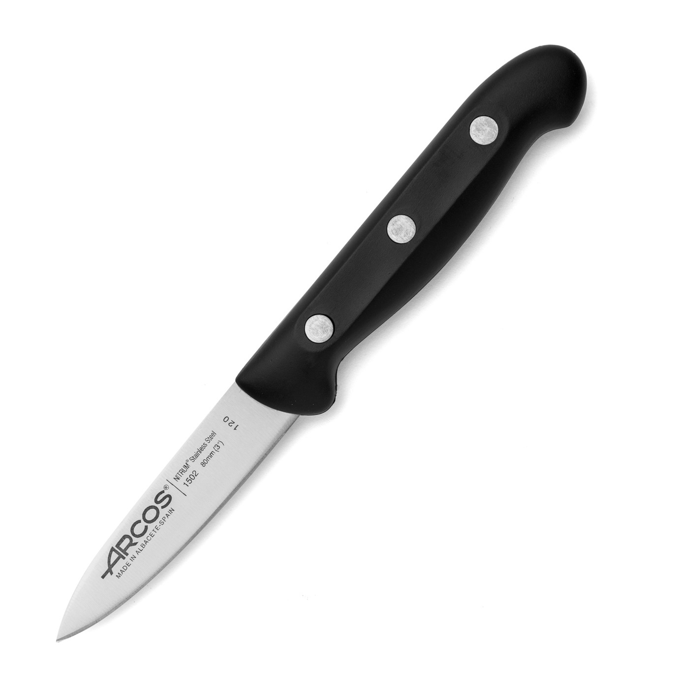 Cuchillo mondador Arcos Maitre con mango de polipropileno negro y...