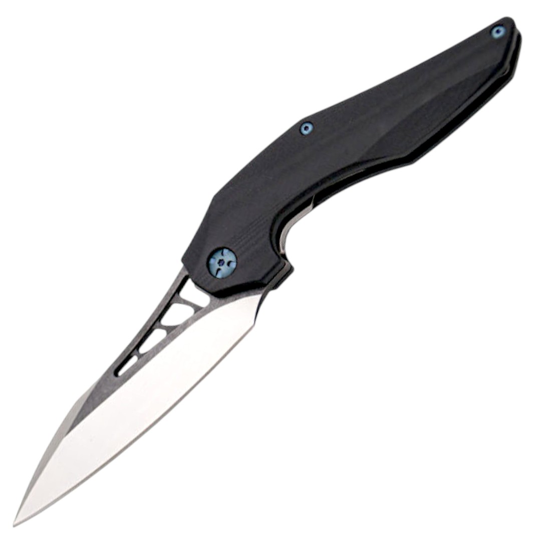 Thunder G10 nero tattico coltello tascabile a serramanico.