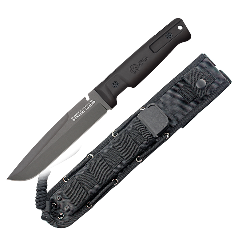 Cuchillo enterizo de K25 con hoja de 15 cm