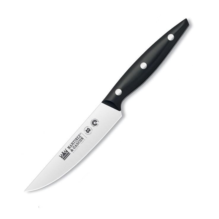 Steak knife with 12 cm blade and polyoxymethylene handle in various colors, Martinez y Gascón