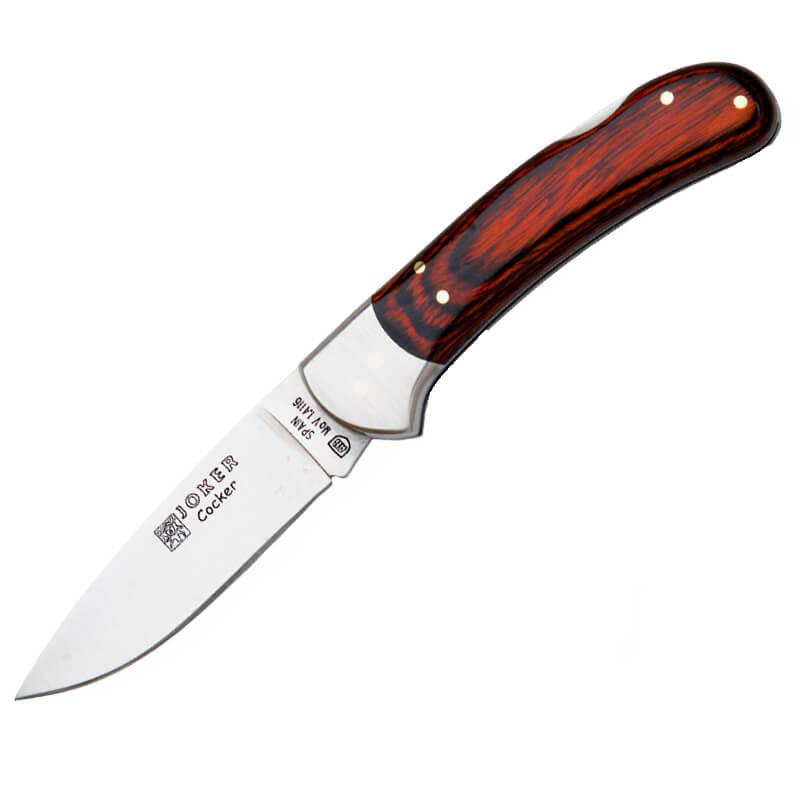 Couteau de chasse Joker Cocker avec virole et manche en endurance