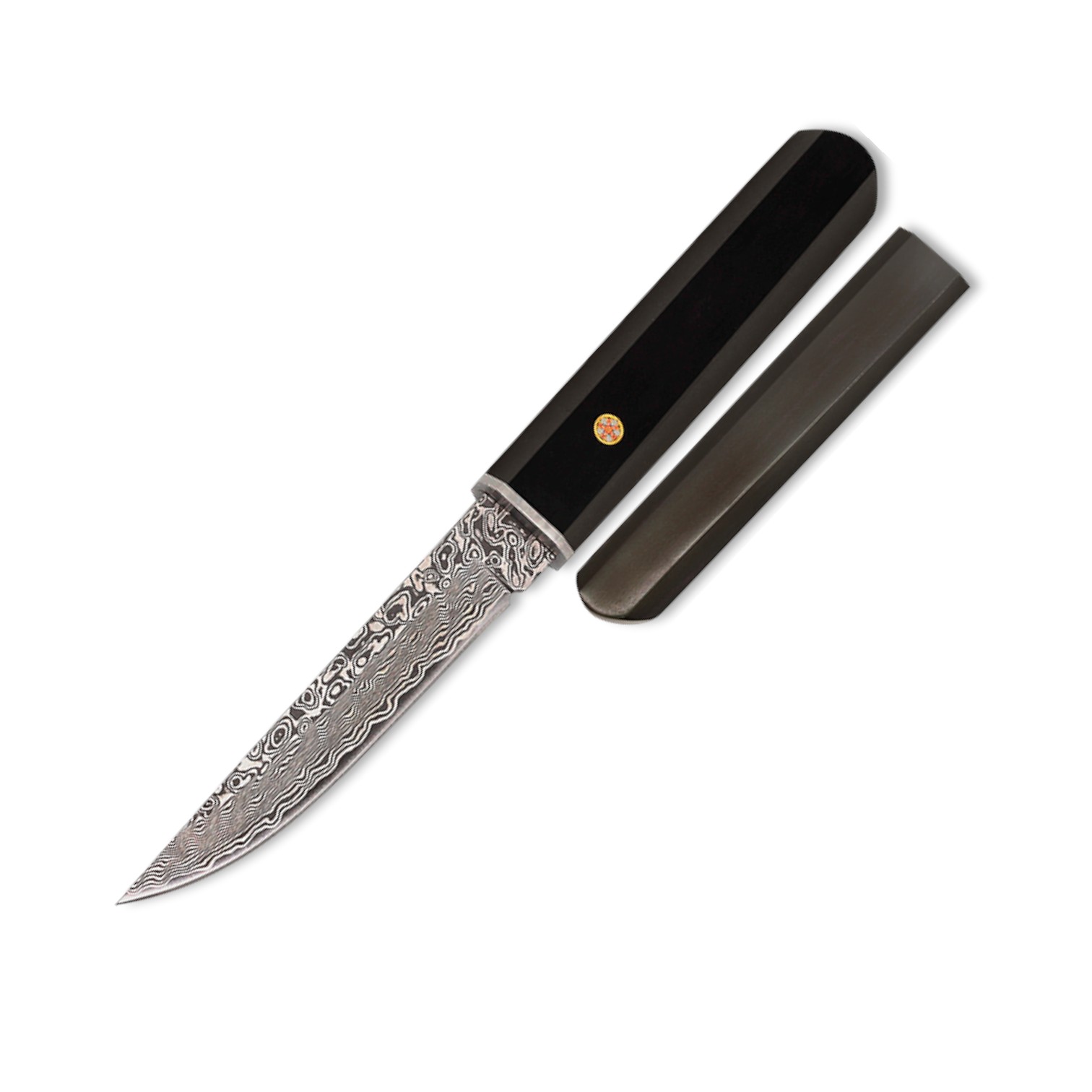 Cuchillo con hoja de 11cm de damasco