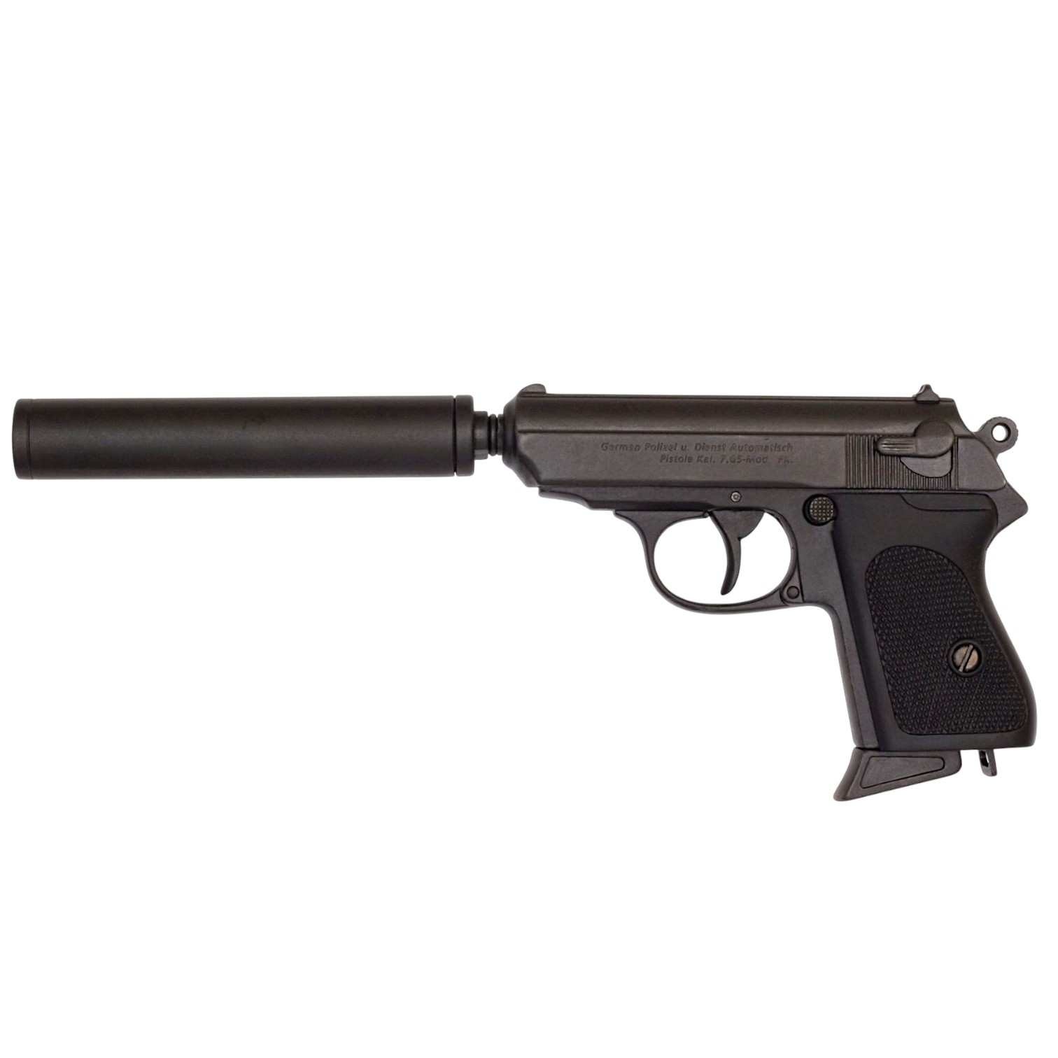 Pistola semiautomatica con silenciador Alemania 1931 Denix