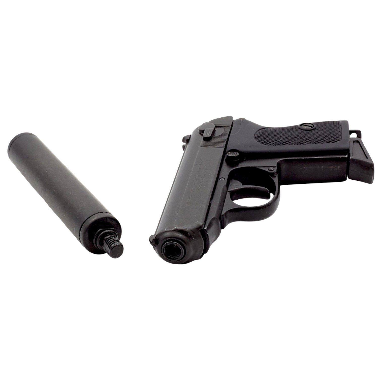 Pistola semiautomatica con silenciador Alemania 1931 Denix