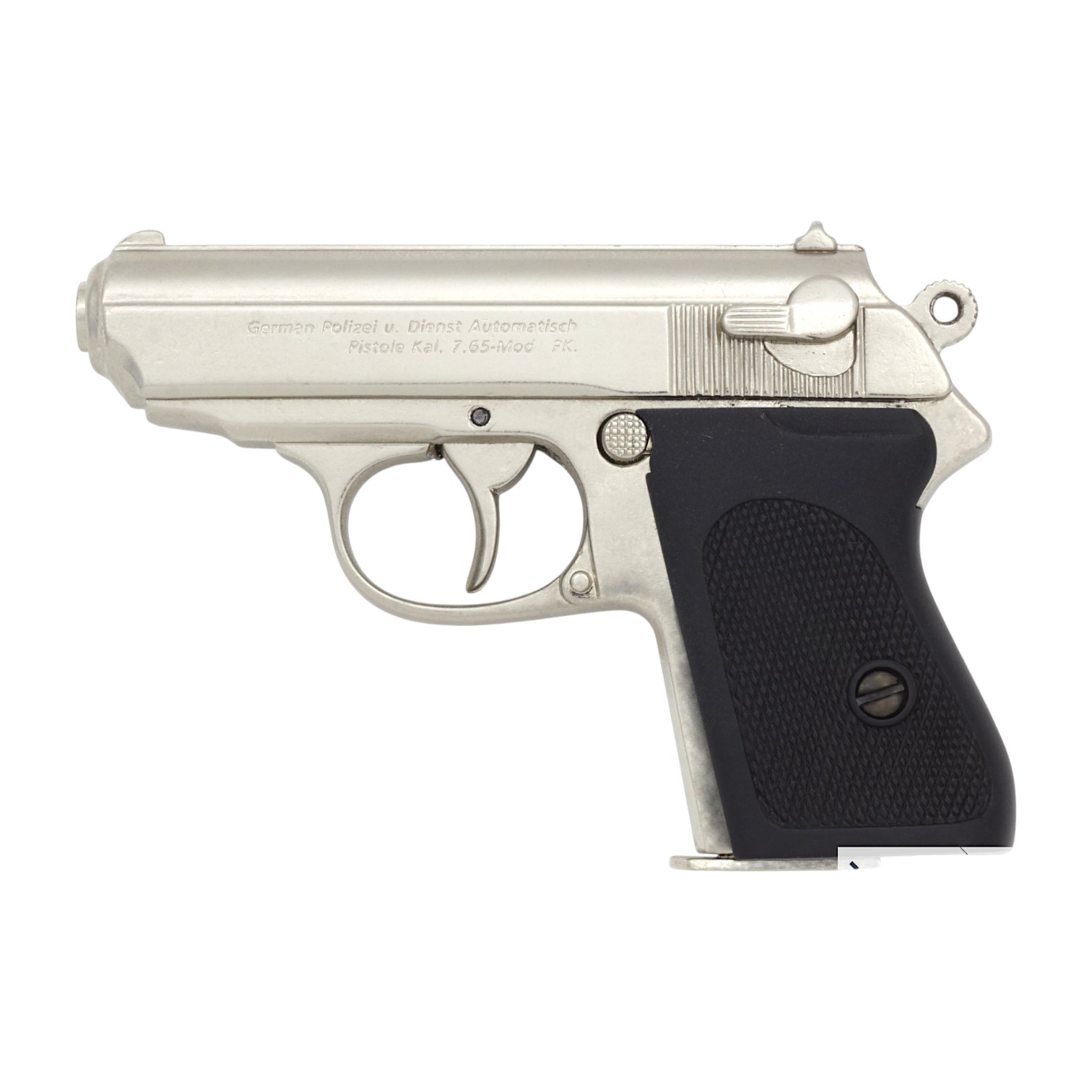 Pistola automática Alemania 1929 acabado niquelado Denix