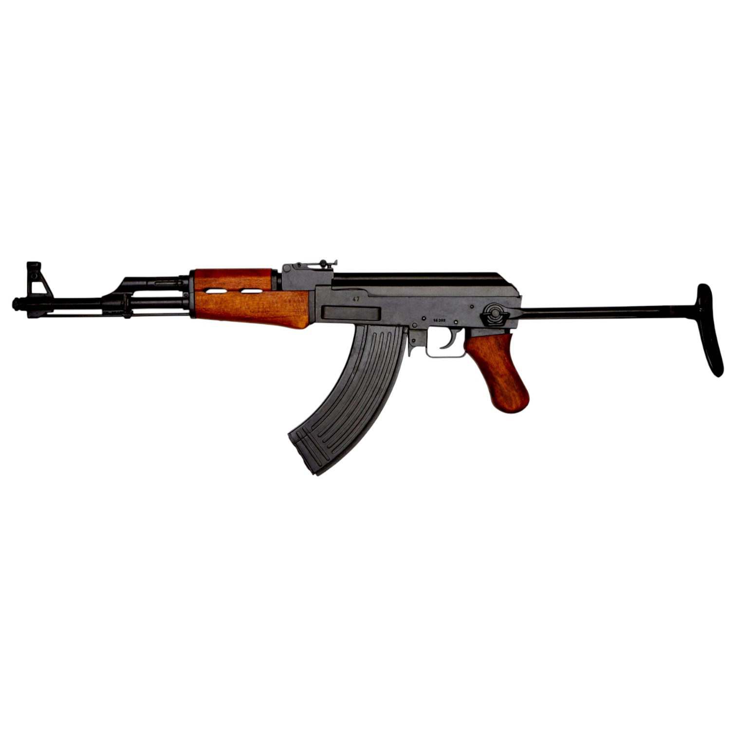 Rifle de asalto AK-47 con culata abatible