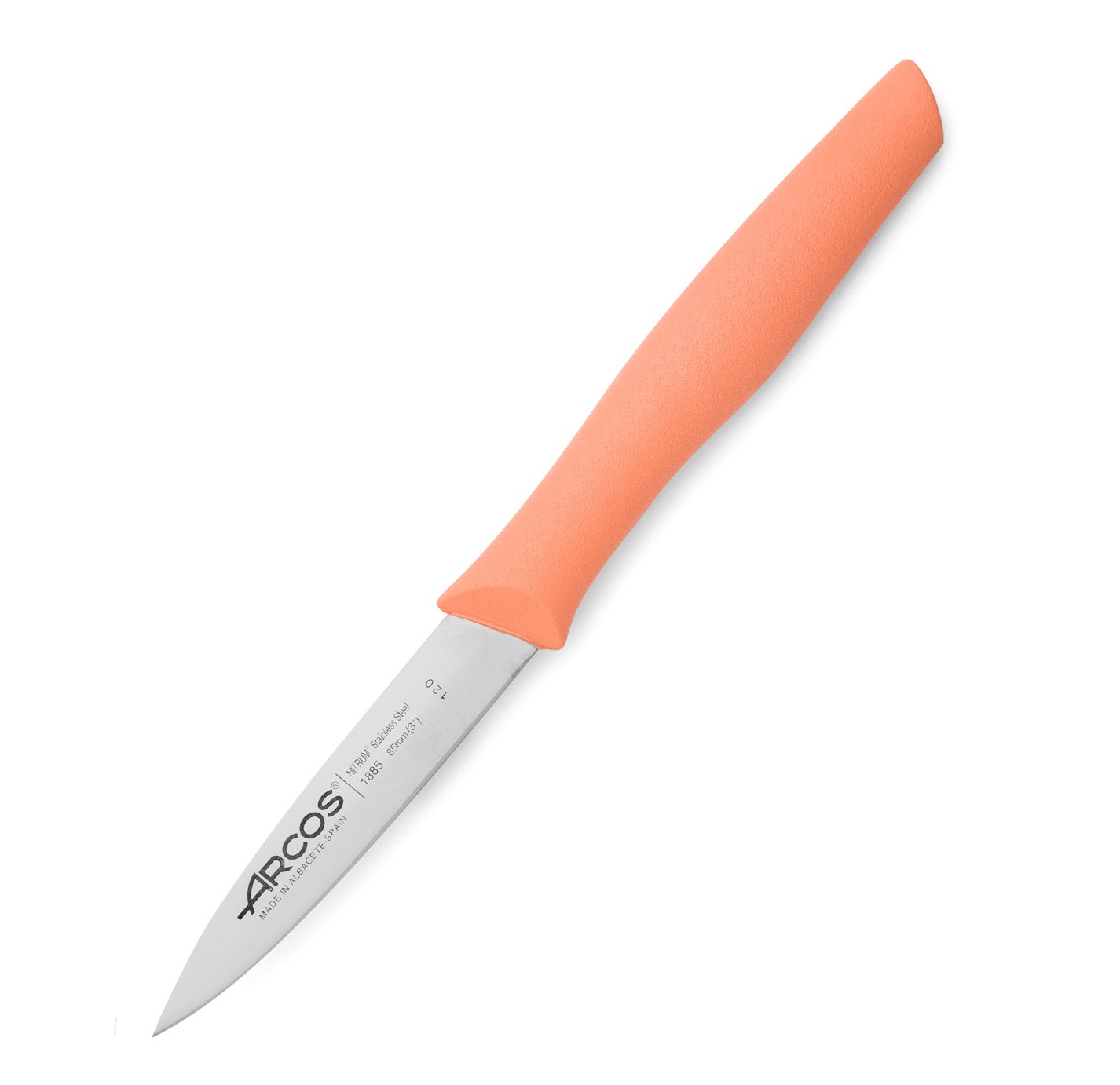 Box of 36 Arcos Nova paring knives, 85 mm blade, polypropylene handle, assorted pastel colors