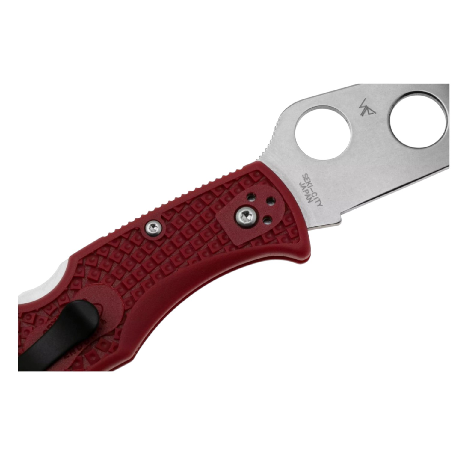Spyderco Endura 4 Trainer C10TR, stumpfes Trainingsmesser mit rotem FRN-Griff