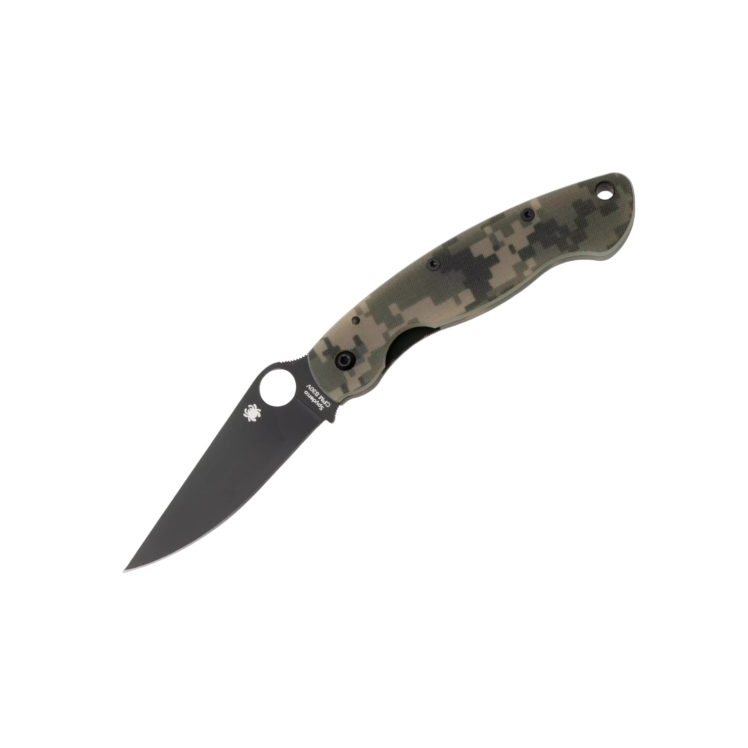 Spyderco Military PE C36GPCMOBK navaja táctica con mango de G-10 ...