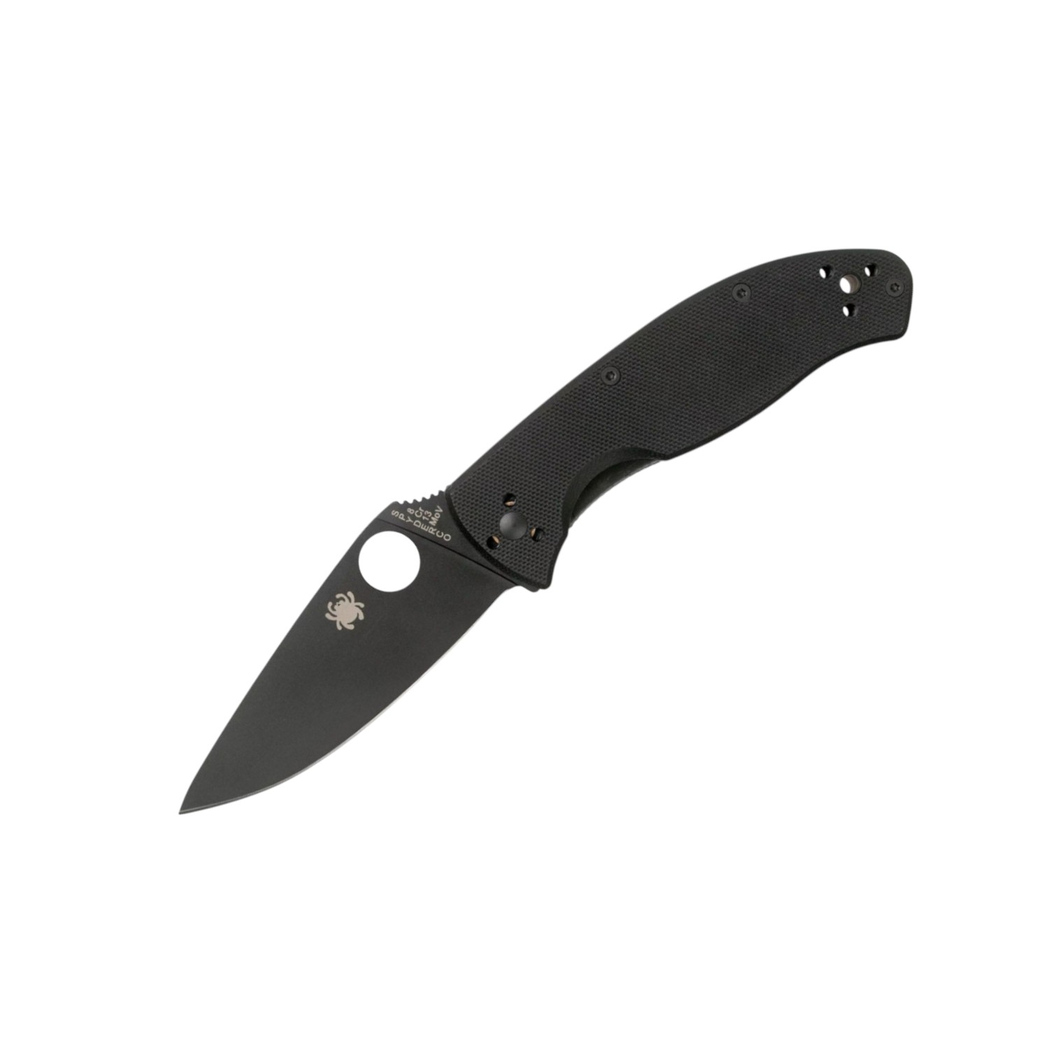 Spyderco Tenacious C122GBBKP navaja con hoja negra y filo plano