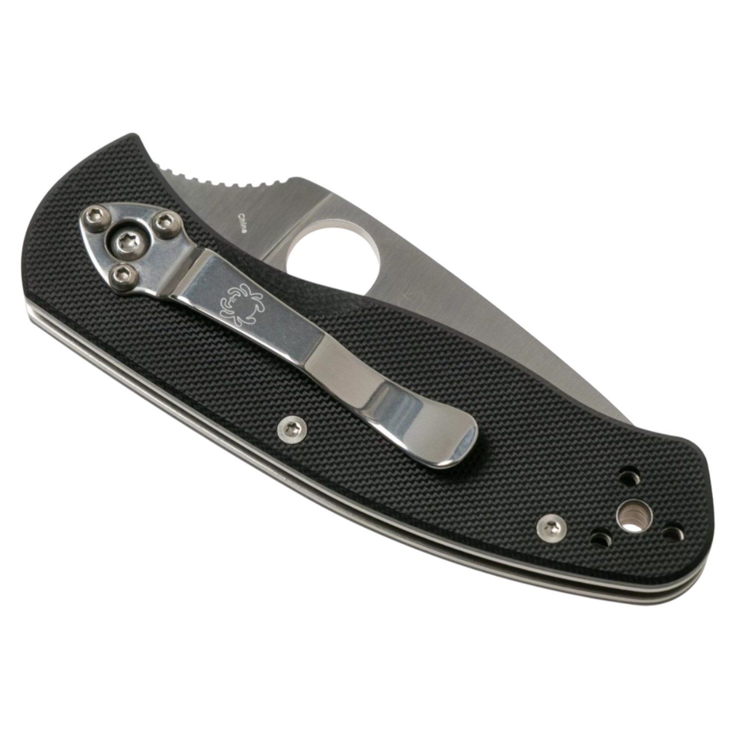 Spyderco Persistence C136GP folding knife with black G10 handle and 7.1 cm 8Cr13MoV blade