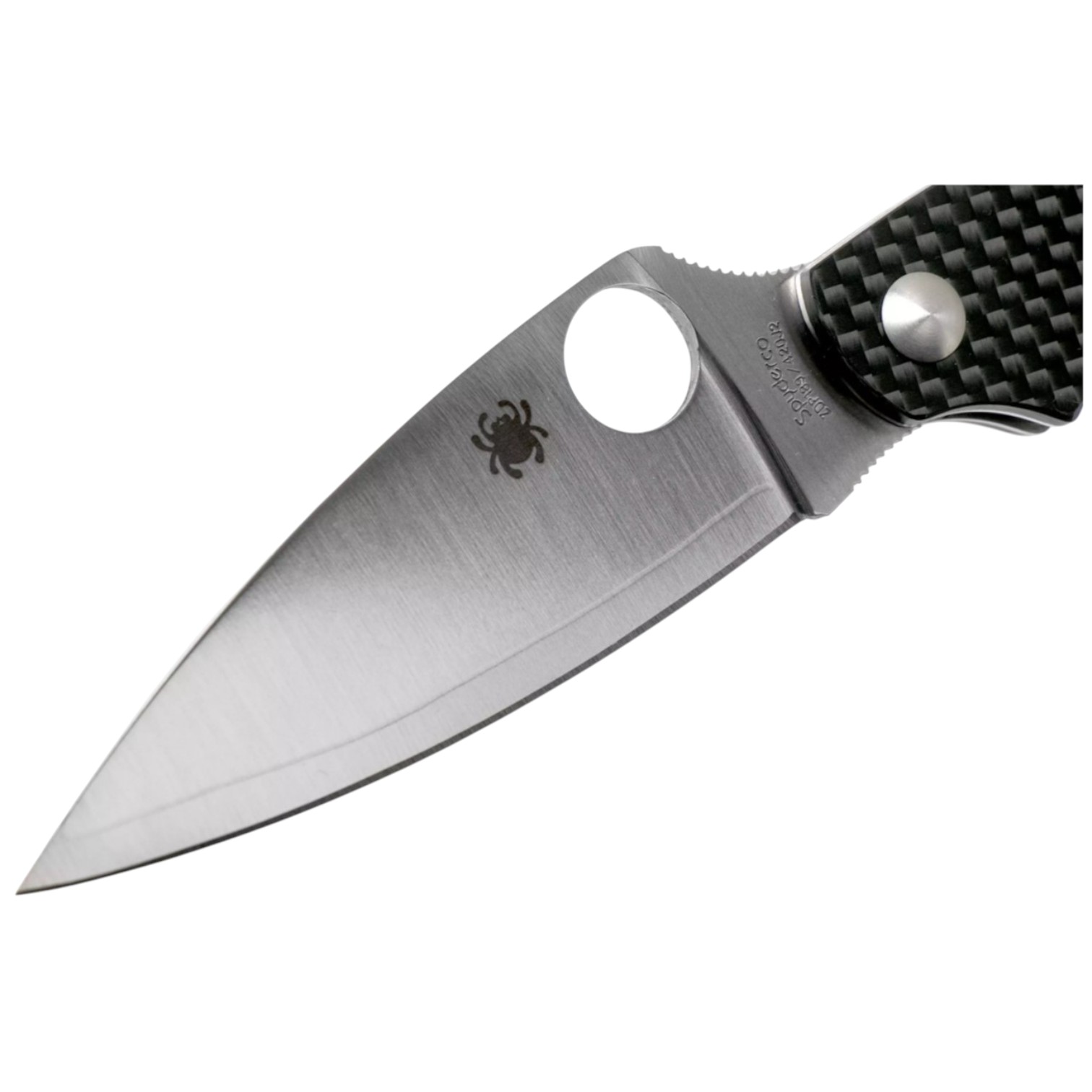 Spyderco Caly 3.5 ZDP-189 C144CFPE navaja con mango de fibra de carbono y hoja de 8.6 cm con lockback