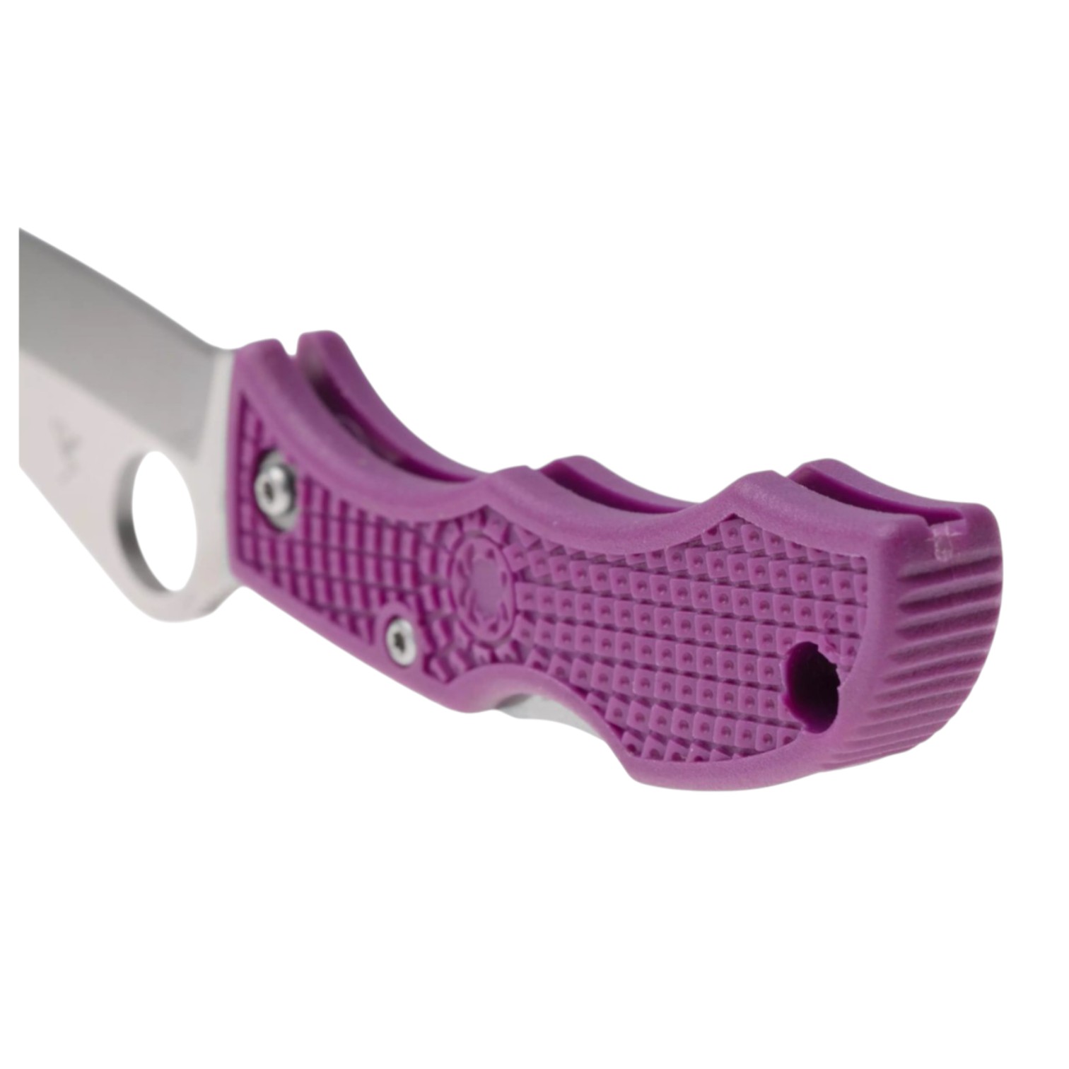 Coltellino tascabile Spyderco Ladybug Purple LPRP3 con lama VG10 da 4,9 cm e impugnatura FRN lilla