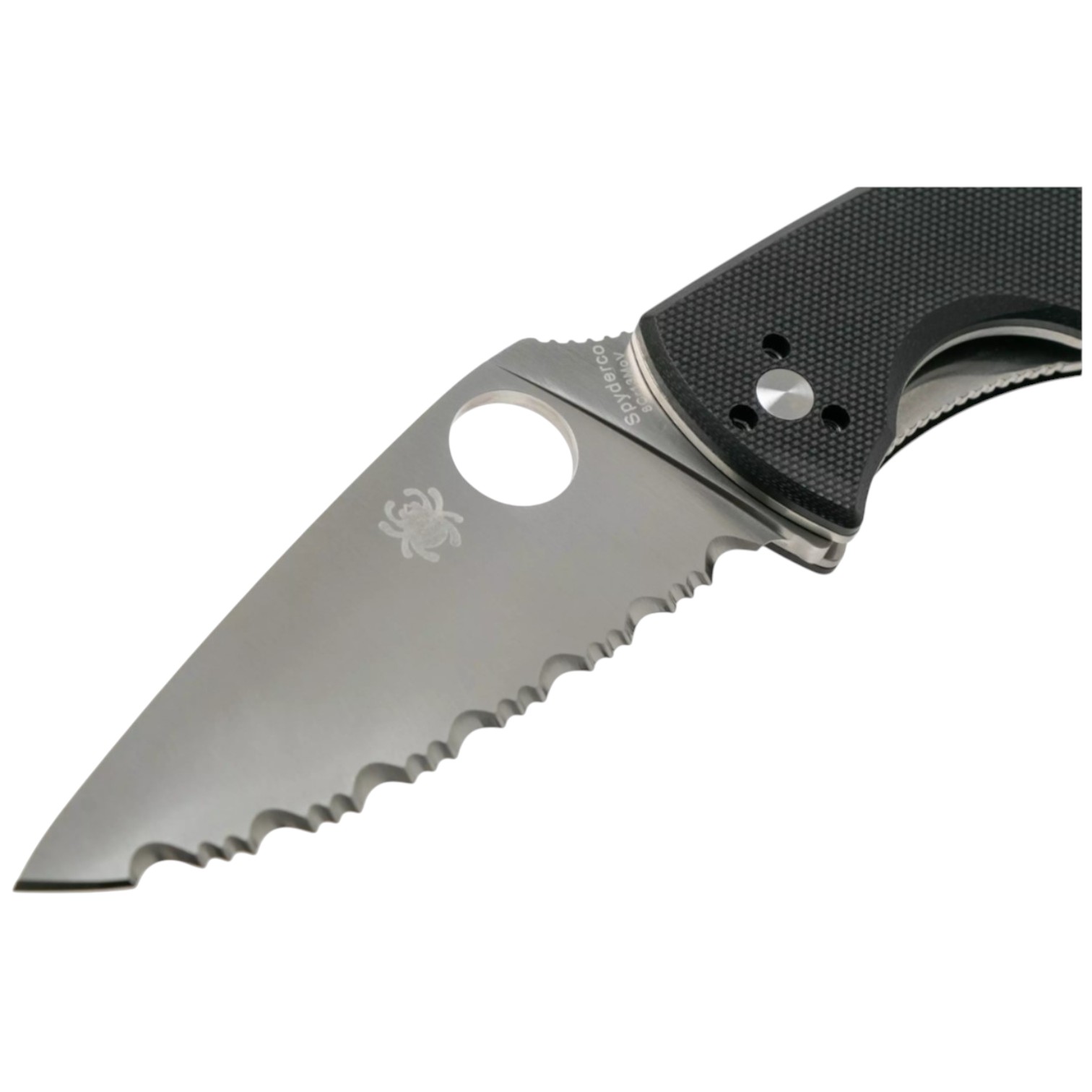 Spyderco Tenacious SpyderEdge C122GS navaja con mango de G10 negro y clip multiposición