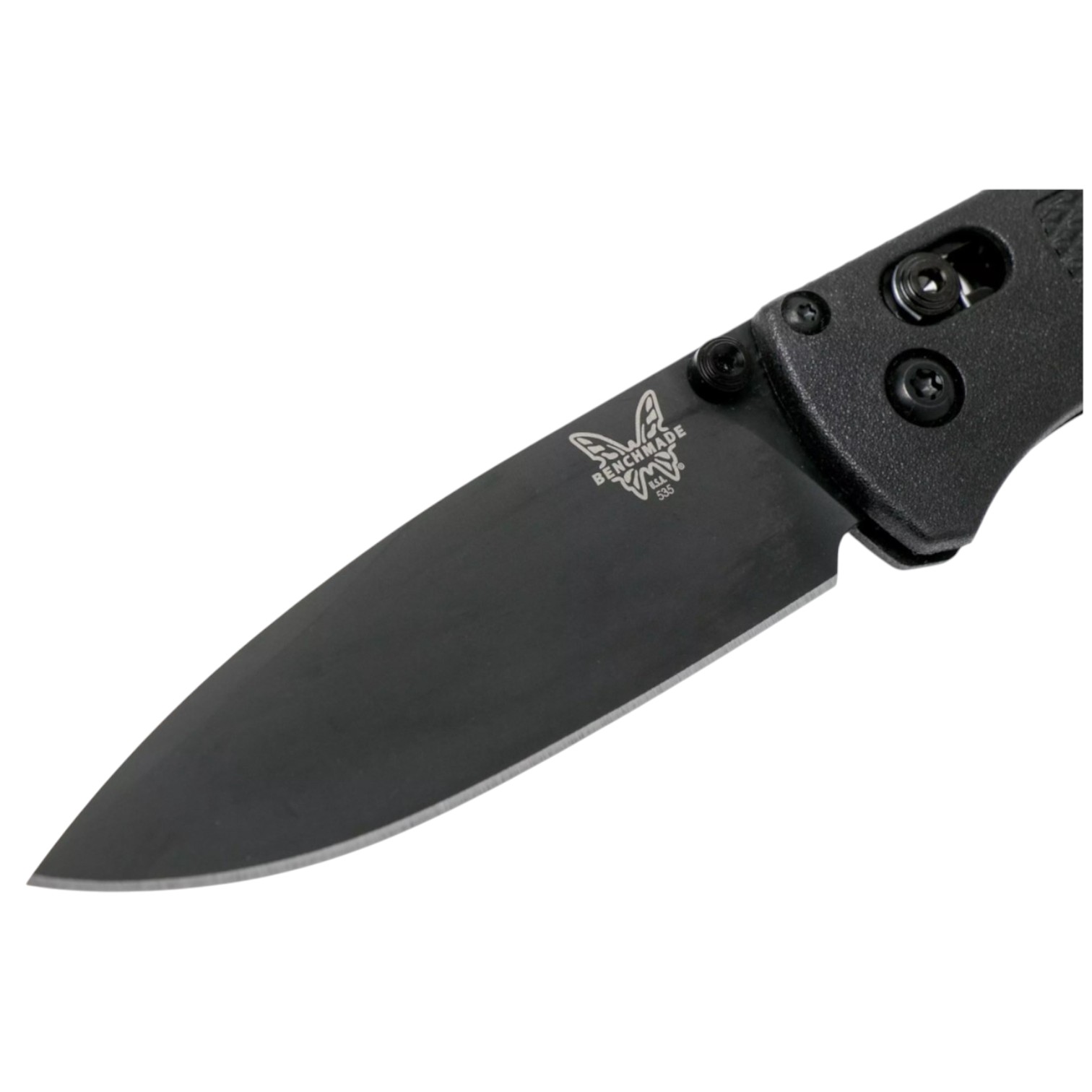 Benchmade Bugout Black 535BK-2 folding knife with 8.2 cm black CPM S30V blade and black CF Elite handle