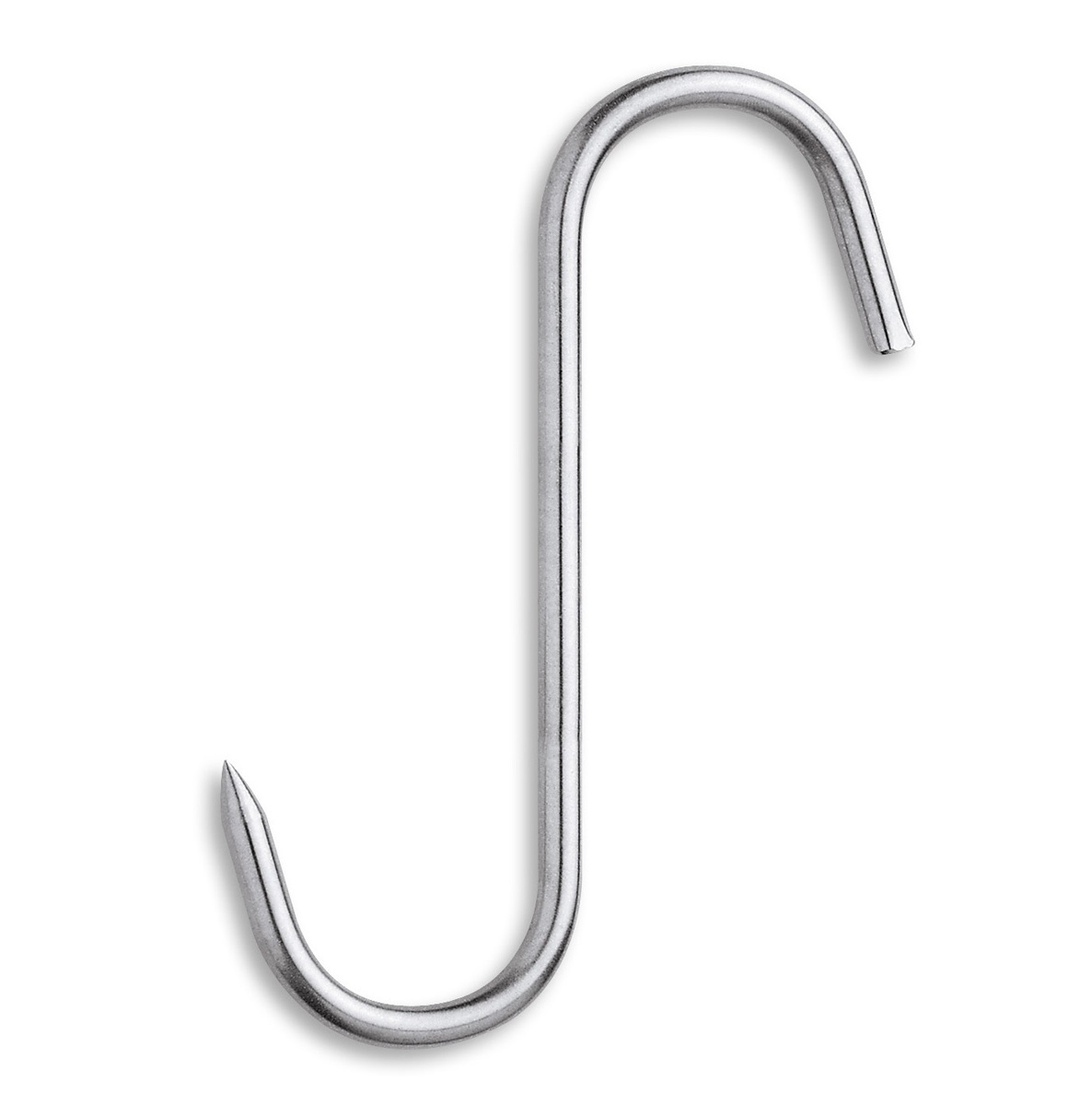 Gancho para carne modelo S acero inox 14x5 cm 3Claveles
