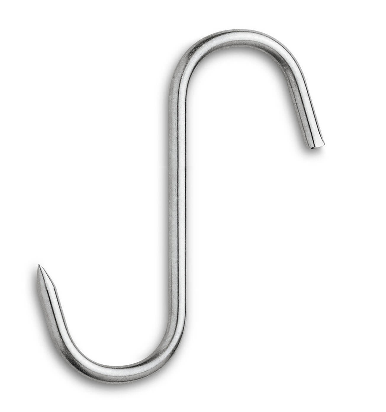 Gancho para carne modelo S acero inox 12x4 cm 3Claveles