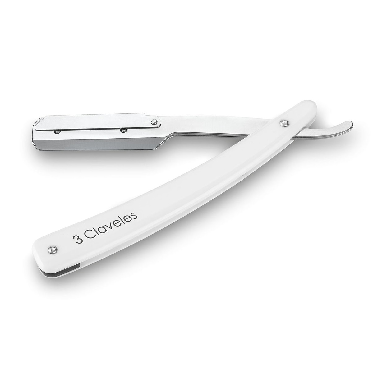 Navaja de peluquero con hoja intercambiable con cierre de segurid...