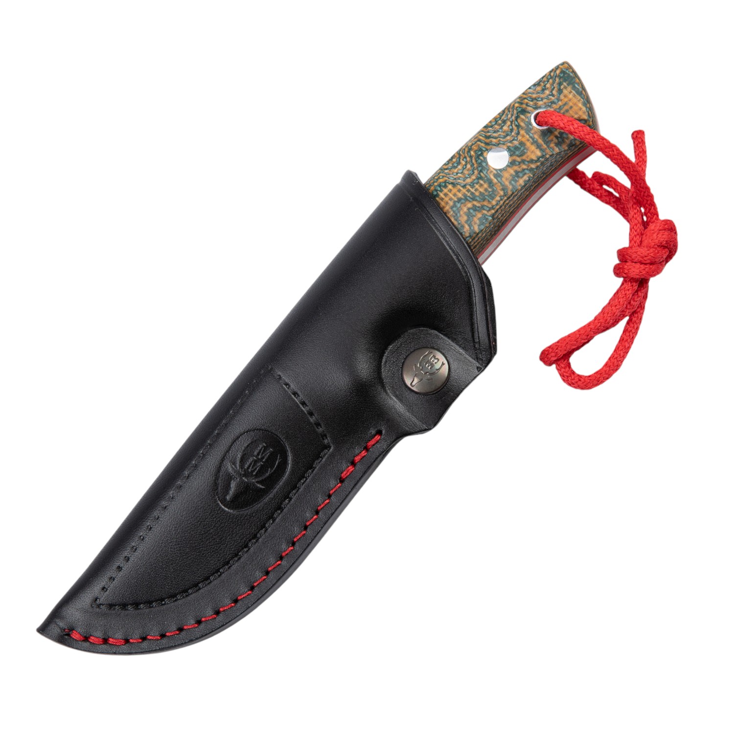 Coltello tattico Muela Kodiak con lama in acciaio sandvik e manico in micarta verde e fodero in kydex