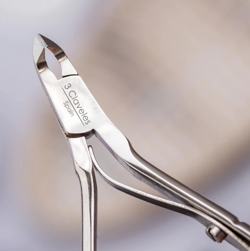 Pince à cuticules de précision avec coupe de 3 mm 3 Claveles