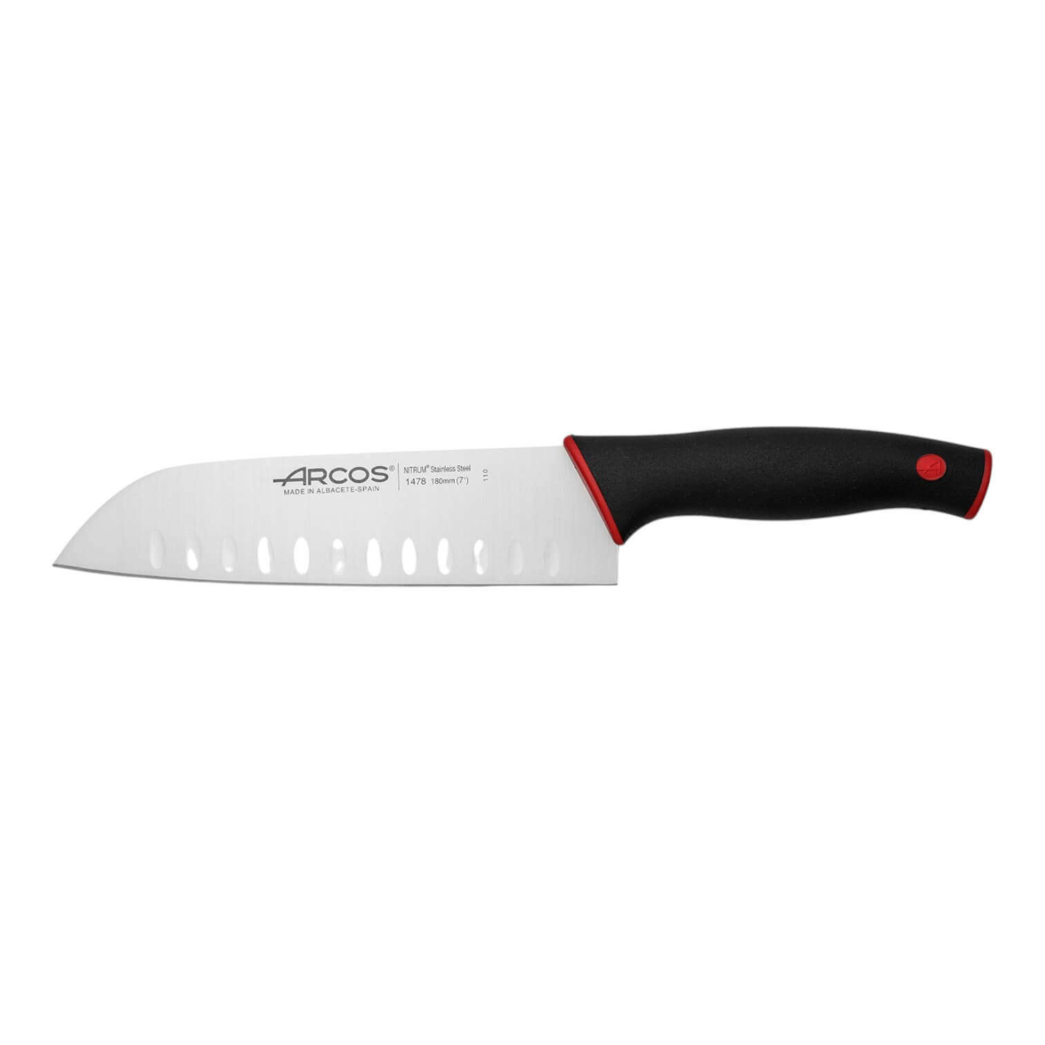Cuchillo santoku con mango ergonómico de doble inyección Arcos Duo