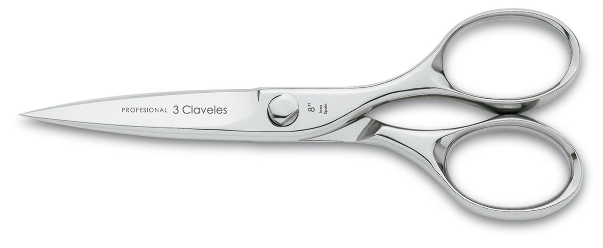 Conjunto de facas e tesouras 3 Claveles Uniblock de 5 peças em bloco