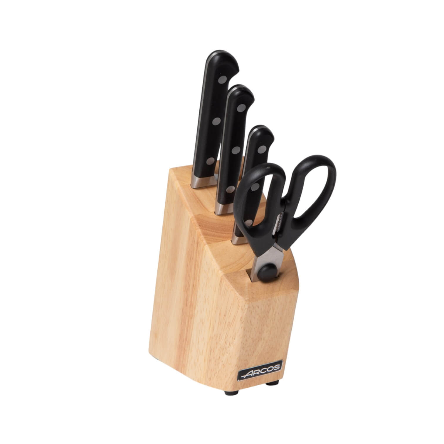 Taco de cocina 3 cuchillos y tijeras serie Opera Arcos