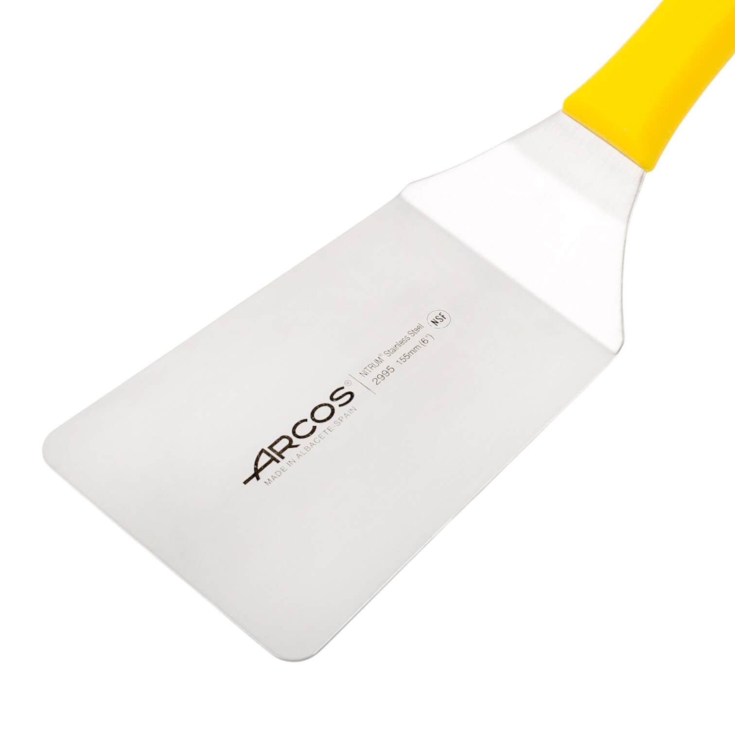 Espátula acodada mango de polipropileno de colores 155x90 cm Arcos