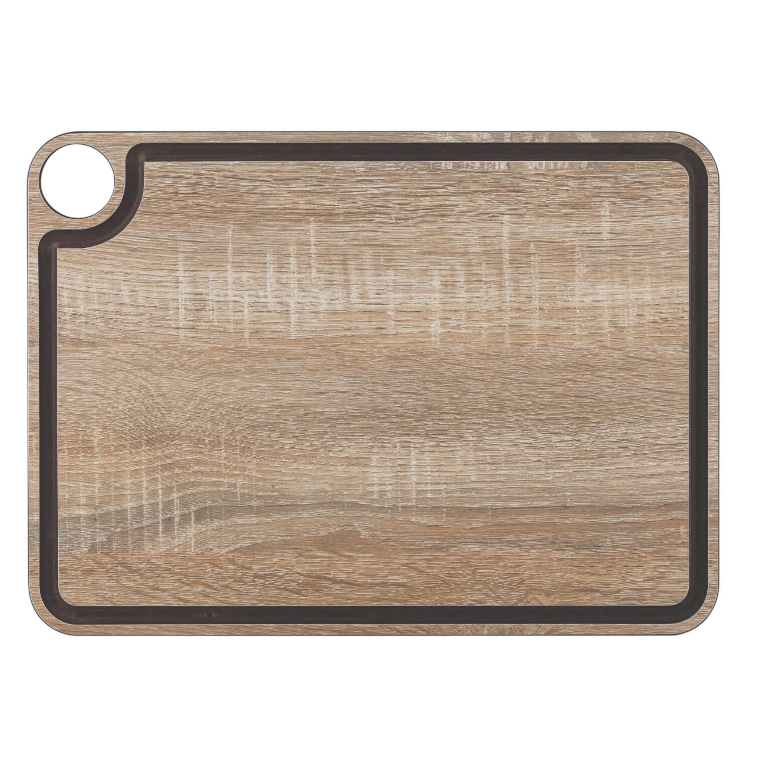 Tabla de corte de fibra de celulosa y resina color madera 37,7x27...