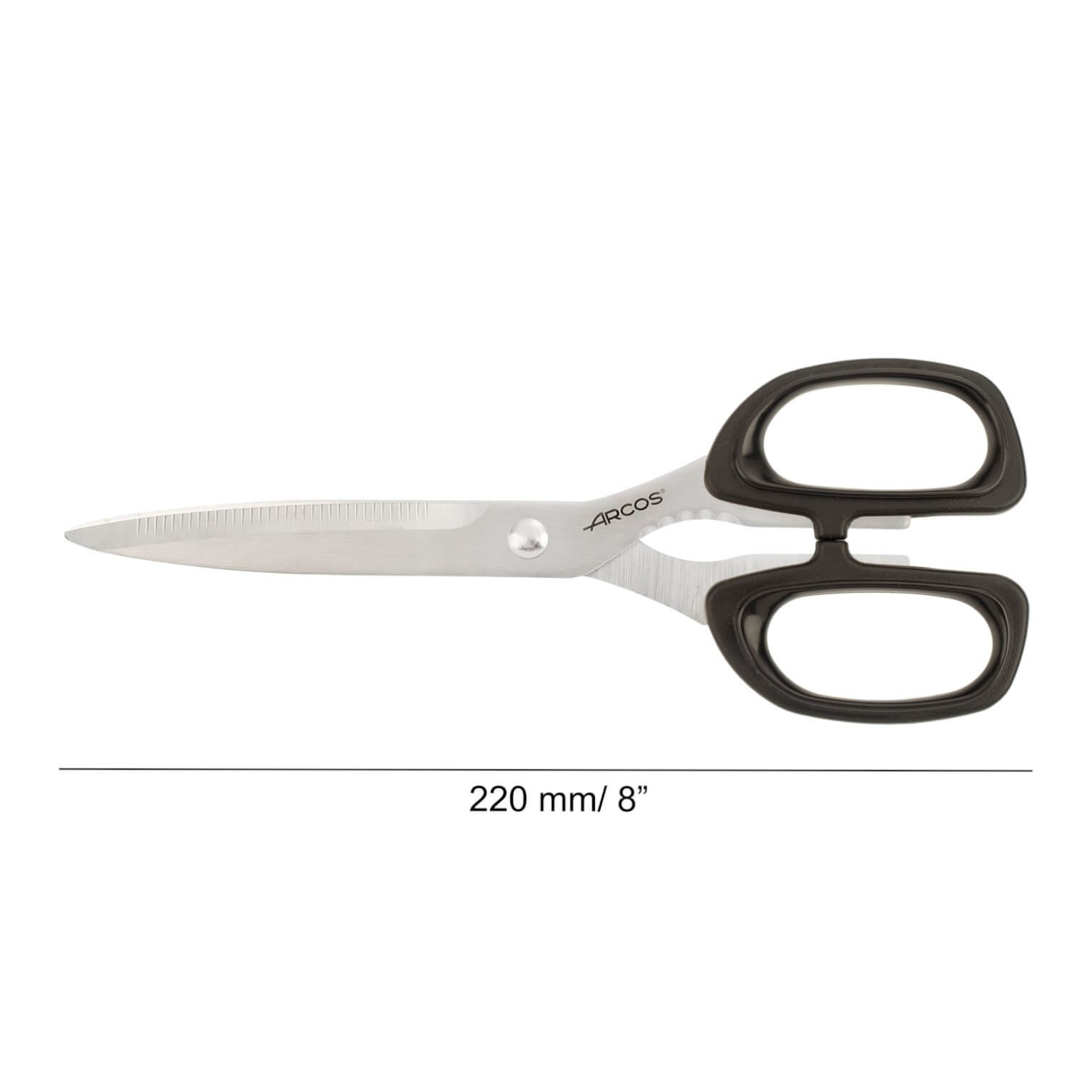 Arcos Deluxe Series 220mm Black Kitchen Scissors