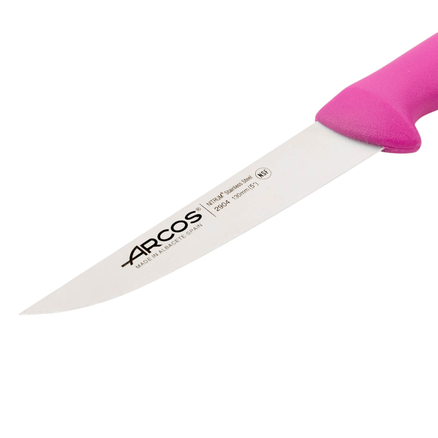 Cuchillo de cocina con hoja de 130 mm Arcos 2900 mango morado