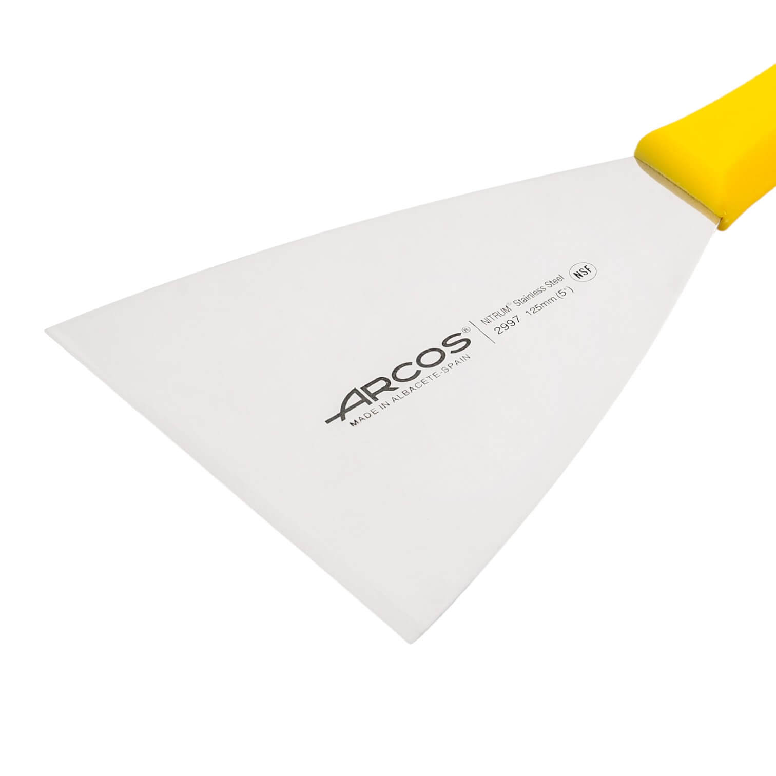 Espátula 125x120 mm con mango de colores Arcos serie 2900