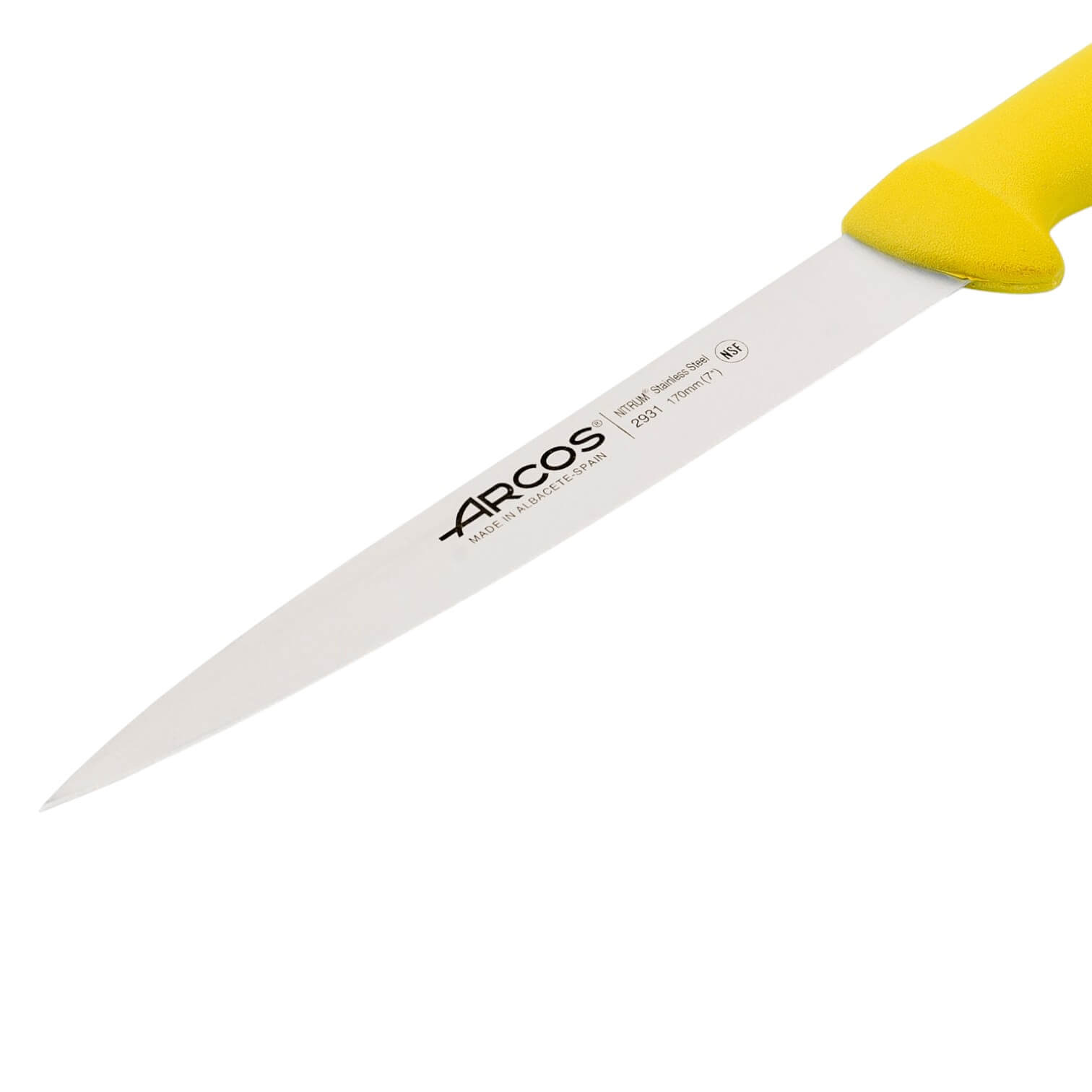 Cuchillo de lenguado 170 mm Arcos serie 2900 polipropileno de colores