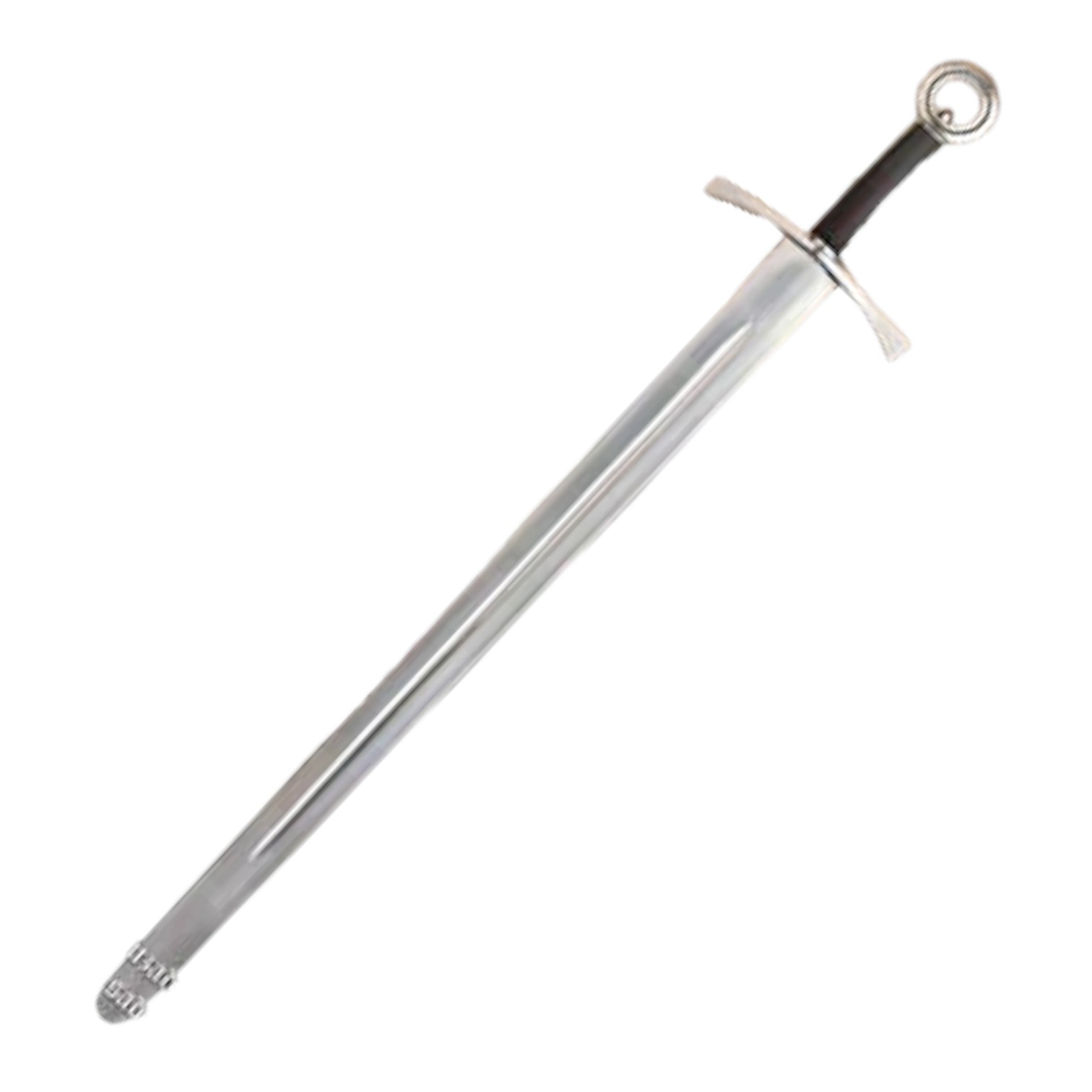 Espada Cruzados 94cm plateada Gladius con vaina