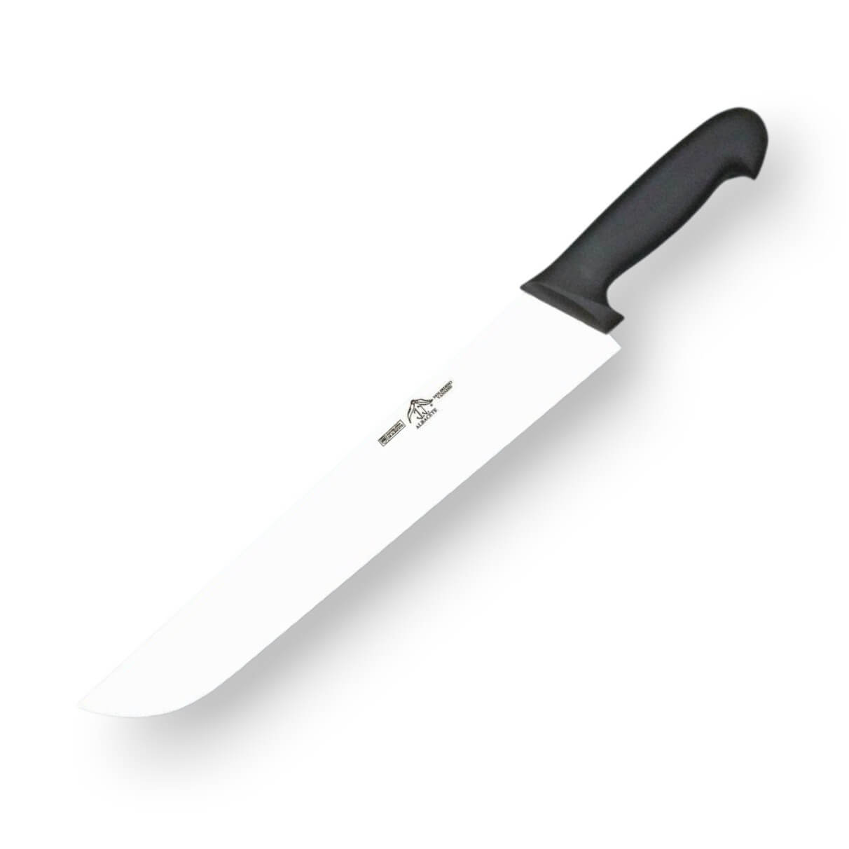 Cuchillo carnicero con hoja lisa de 35 cm y mango de polipropilen...