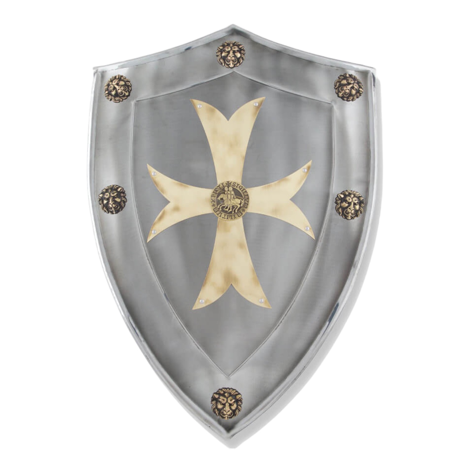 Escudo plateado Cruzados Gladius