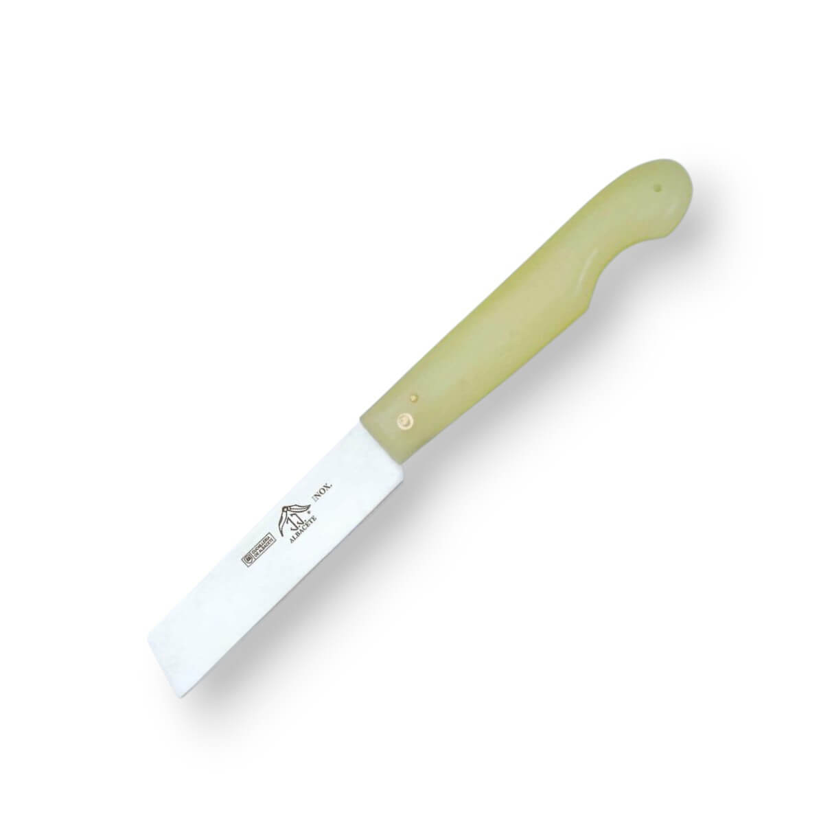 Navaja mallorquina punta cortada grande con hoja de 8.5 cm y mang...