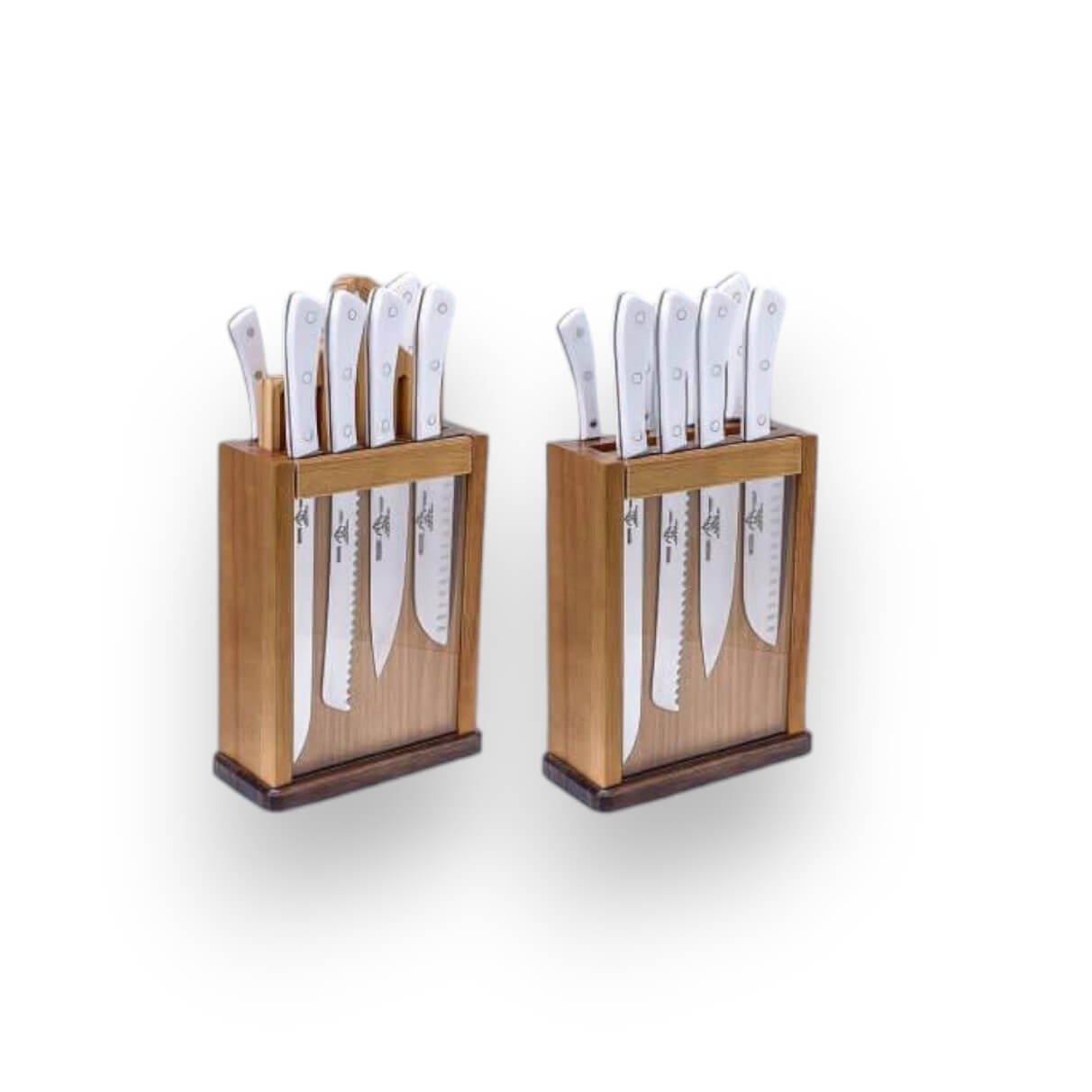 Magnetischer Kiefernholzdübel mit 9 Teilen und weißem Methacrylatgriff