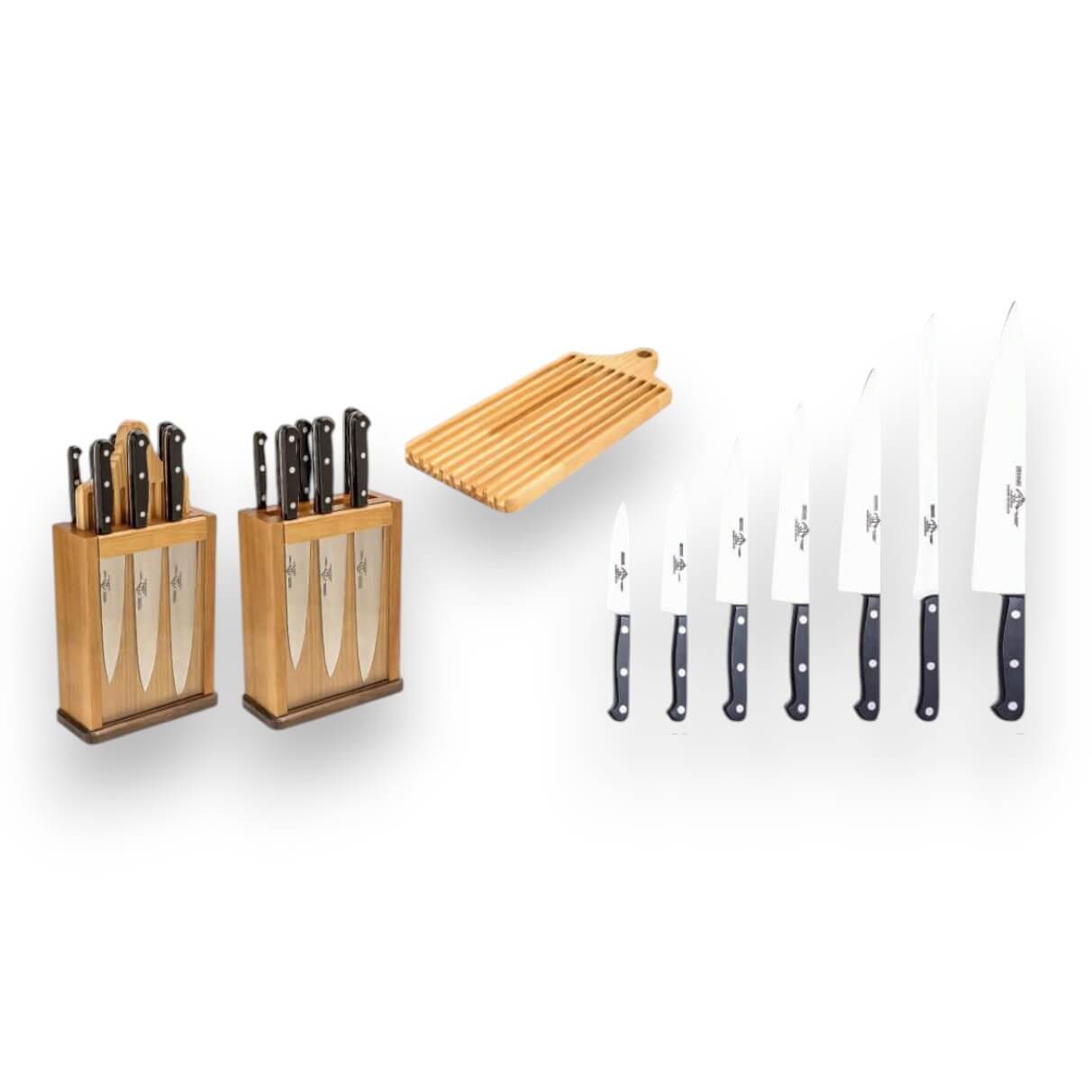 Taco magnético de madera de pino con 8 piezas con mango de phenol...