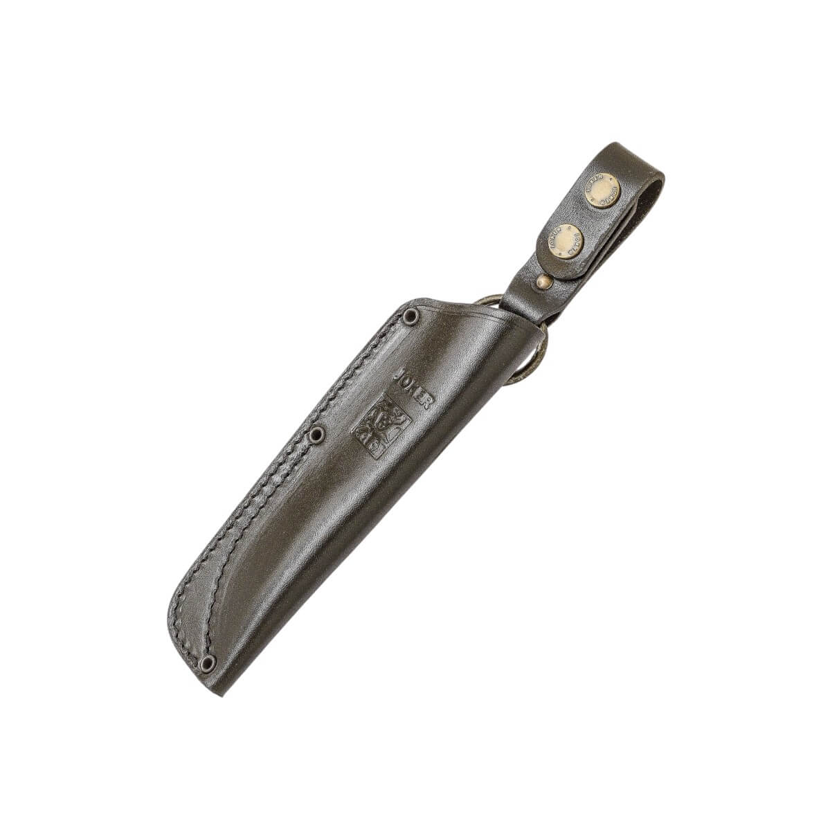 Joker Bushlord Bushcraft-Messer mit schwarzem Canvas-Micarta-Griff