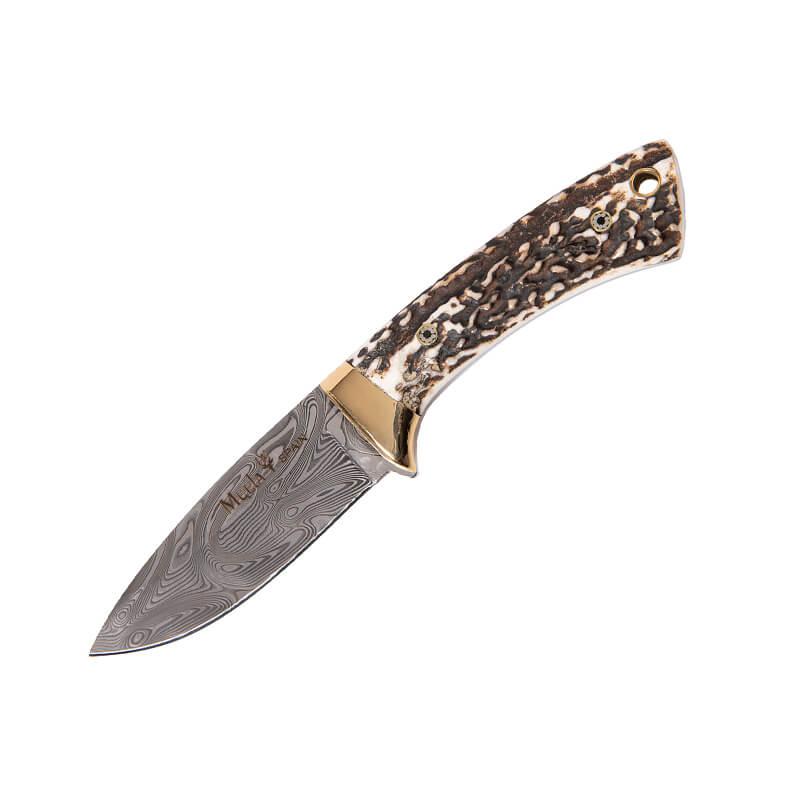 Cuchillo de lujo Muela Colibrí con hoja de acero damasco de 7 cm ...