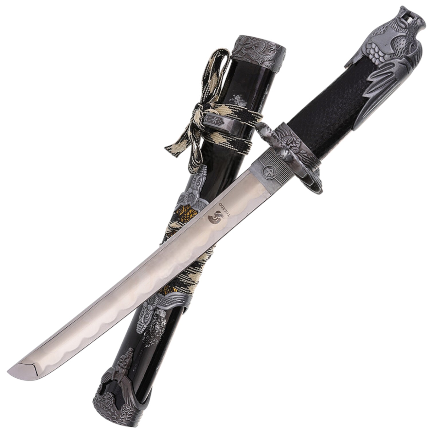 Tanto black snake with black sheath
