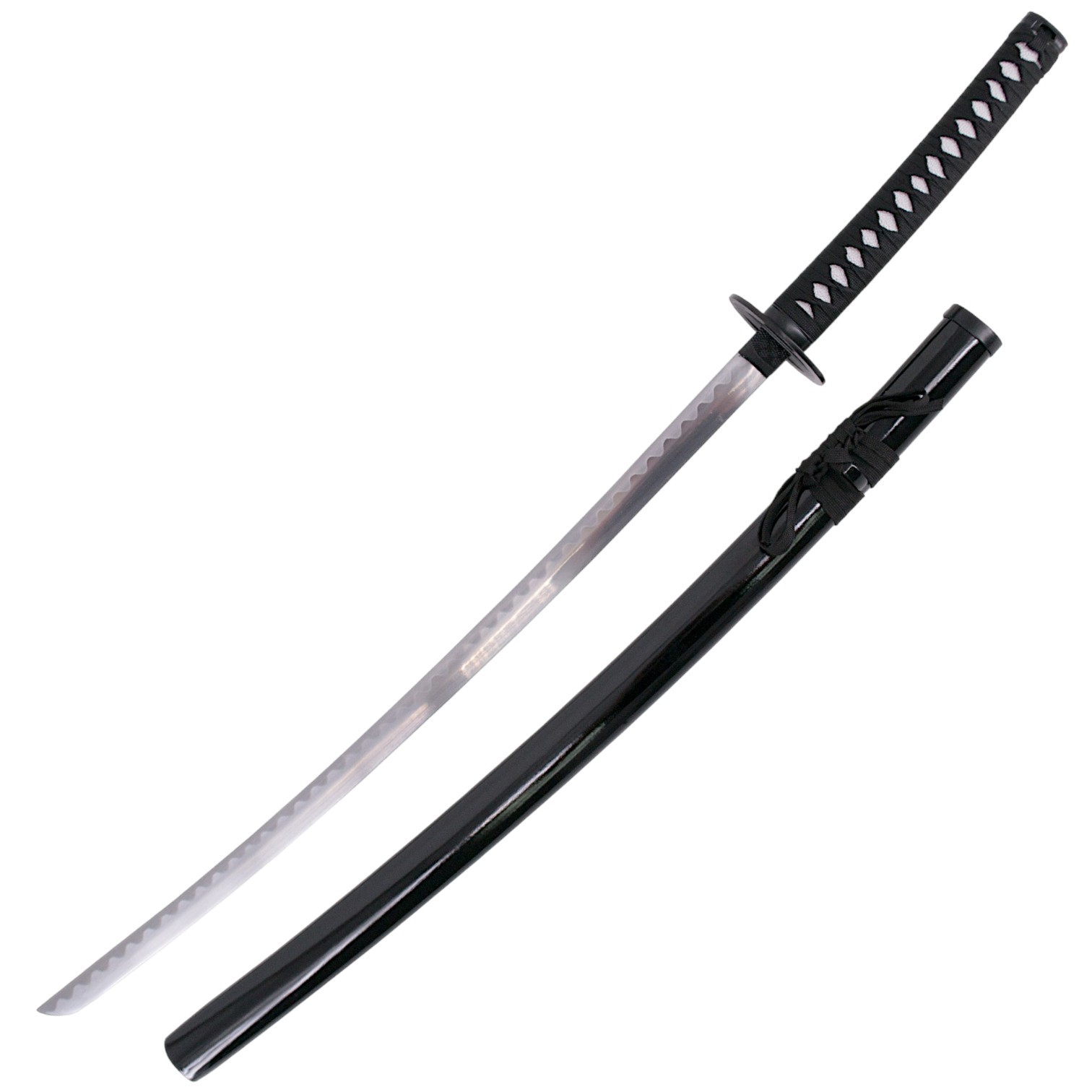 Katana rurouni de Kenshin negra con filo invertido